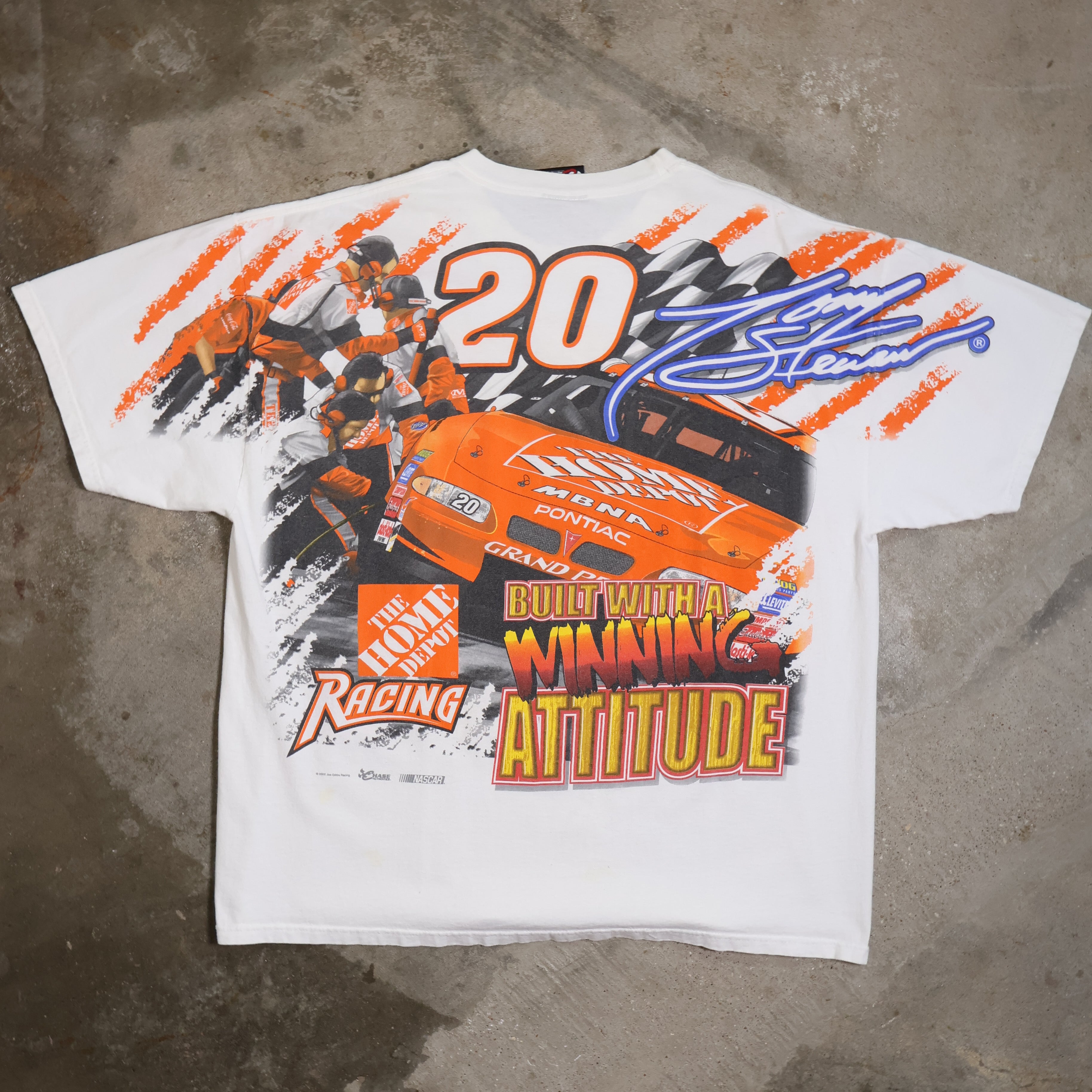 Tony Stewart Home Depot NASCAR T-Shirt 2002 (XL)