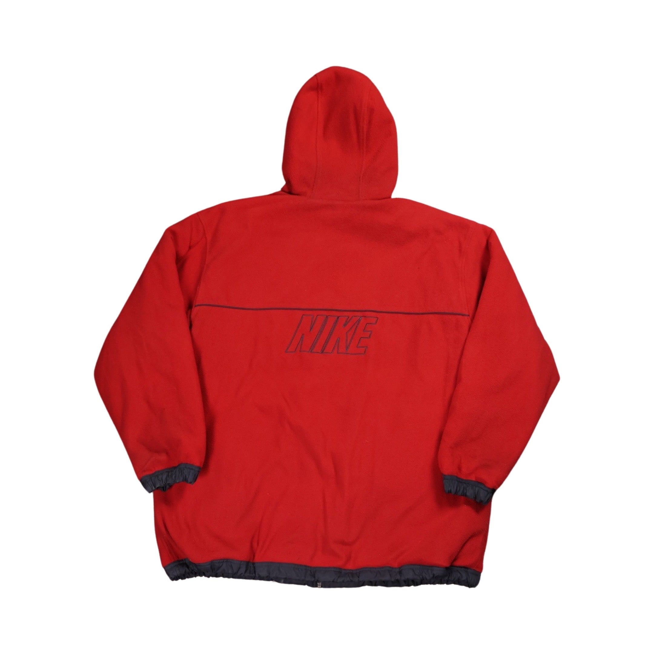 Red/Gray Reversible Nike 00s Parka Jacket (XXL)