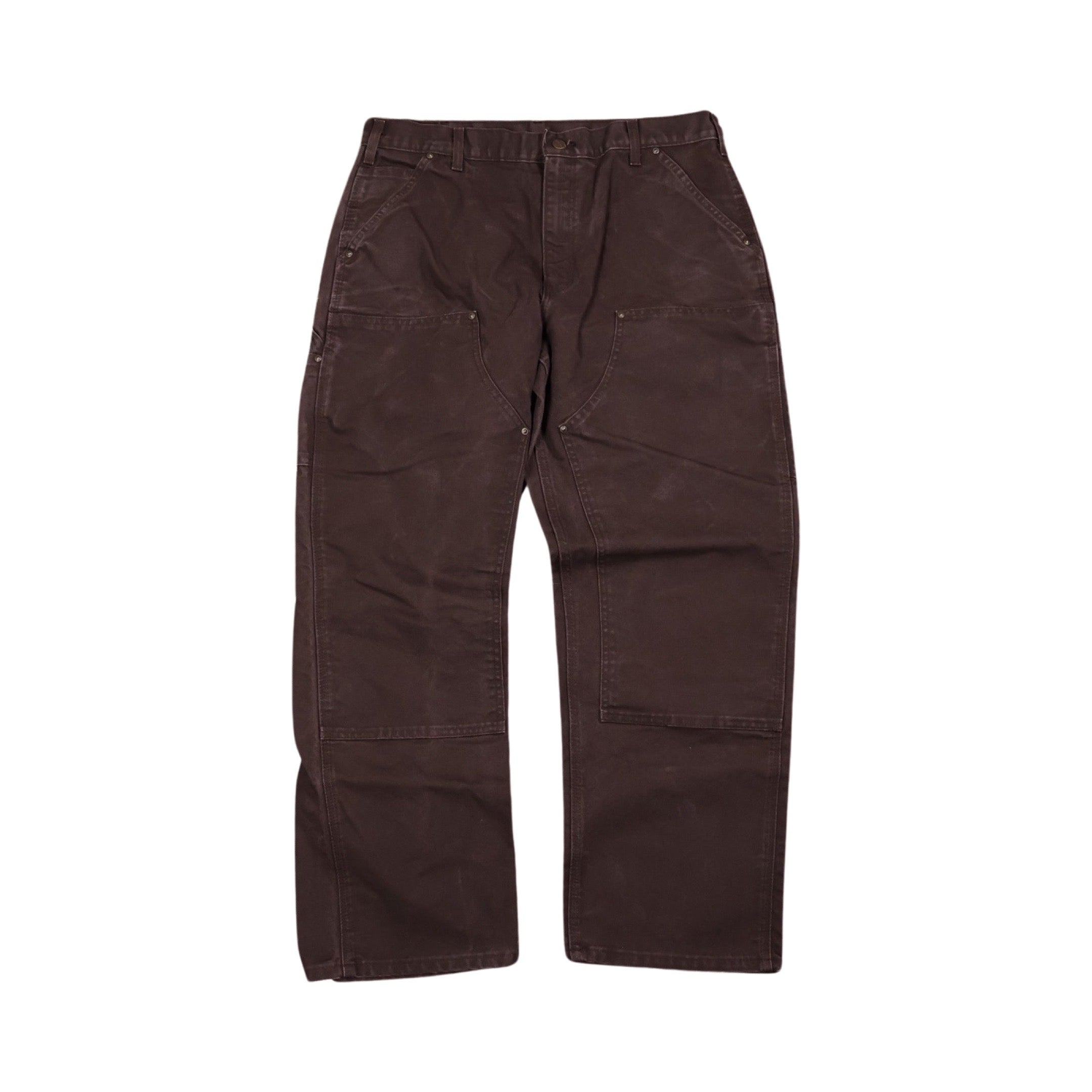 Brown Carhartt Double Knee Carpenter Pants (35”)
