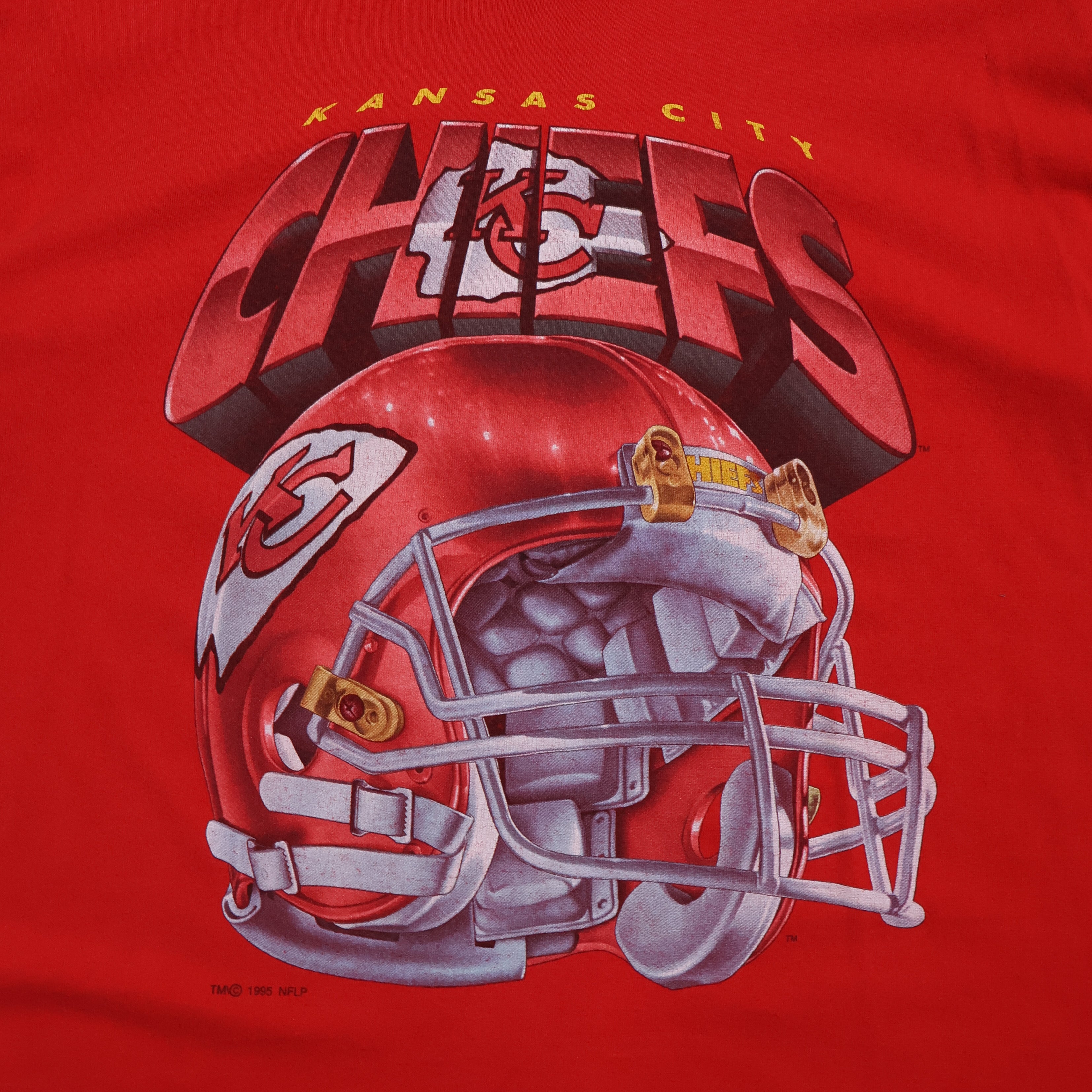 Kansas City Chiefs Helmet T-Shirt 1995 (XL)