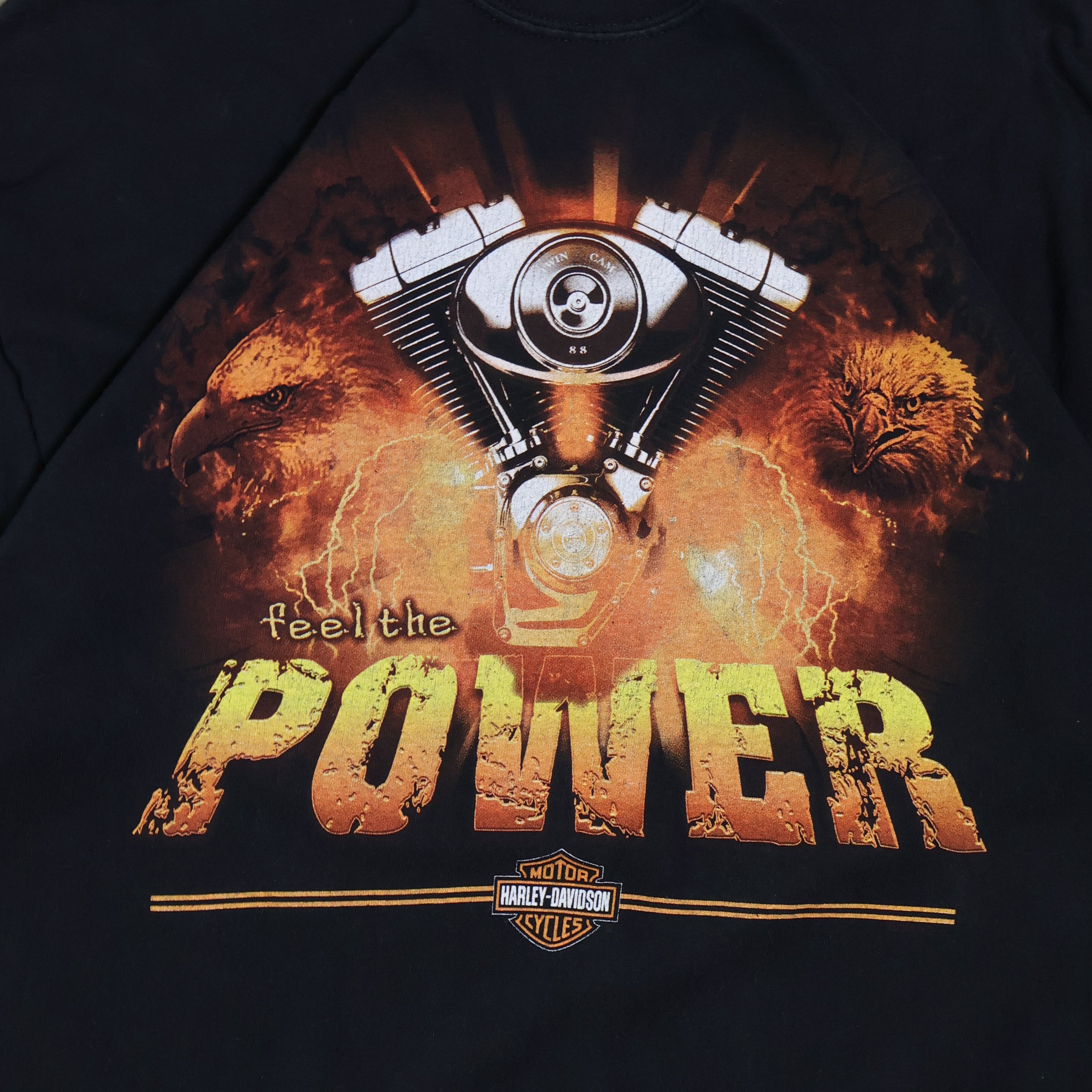 Harley Davidson Feel the Power T-Shirt 00s (Large)