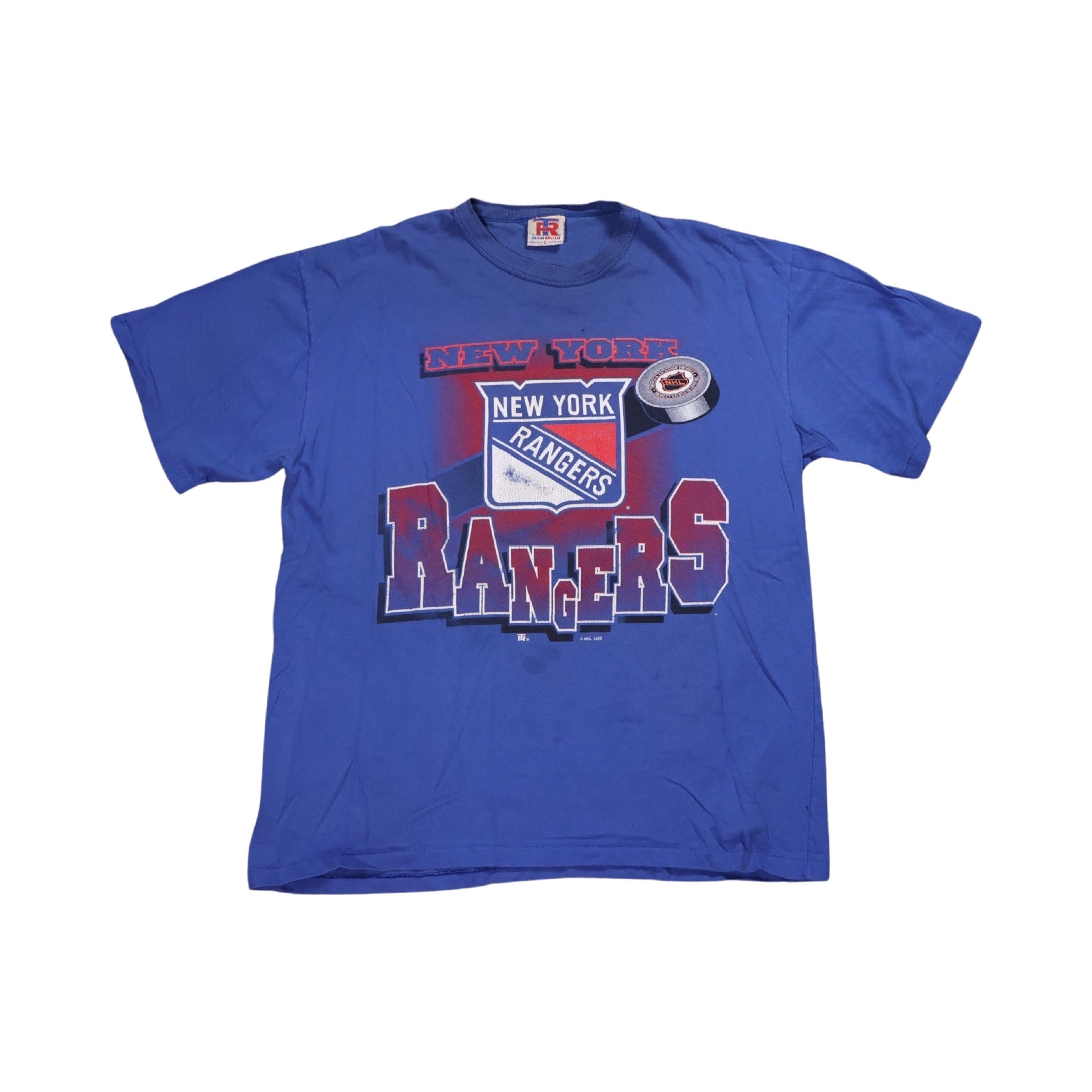 New York Rangers 1993 NHL Hockey T-Shirt (XL)