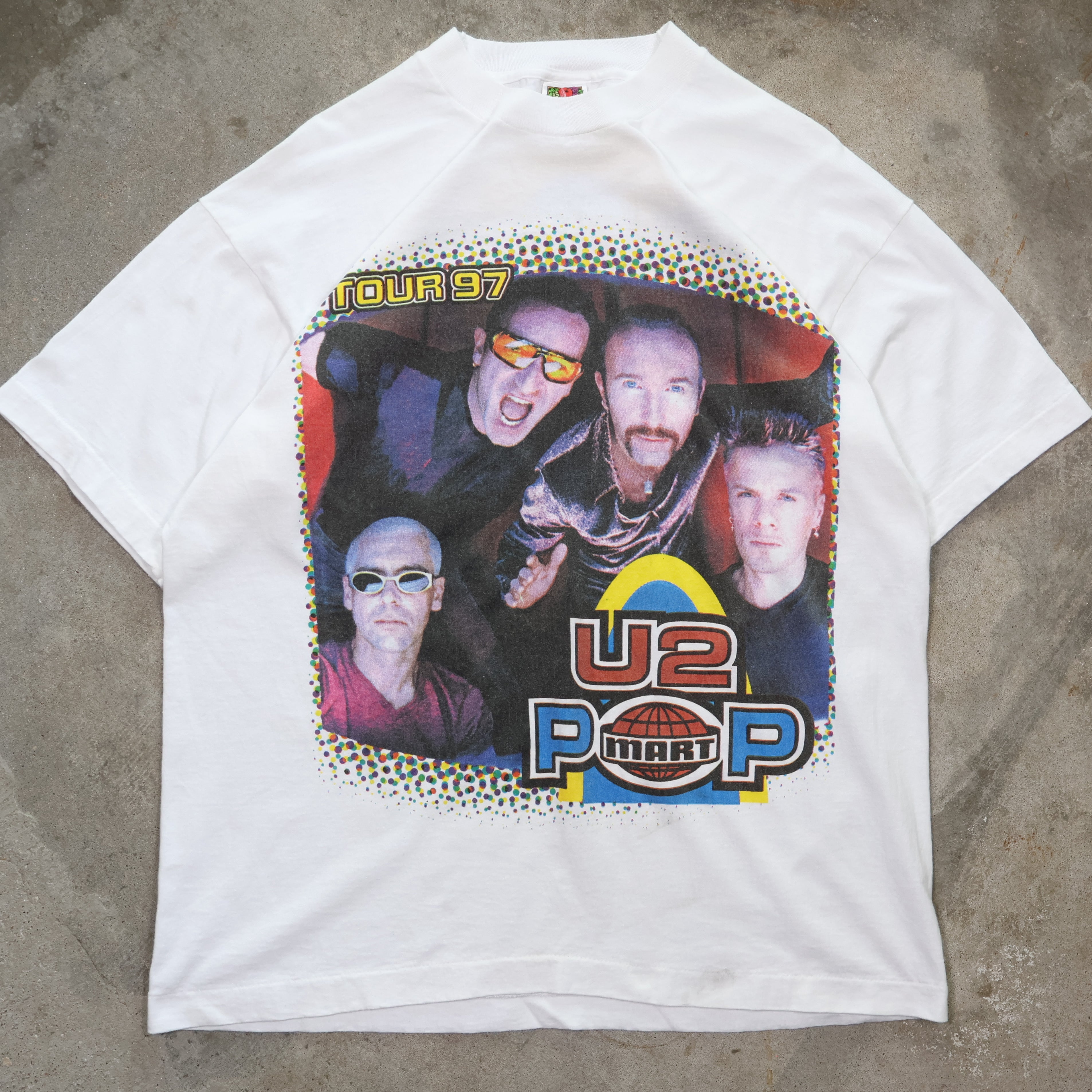 U2 Popmart American Tour T-Shirt 1997 (Large)