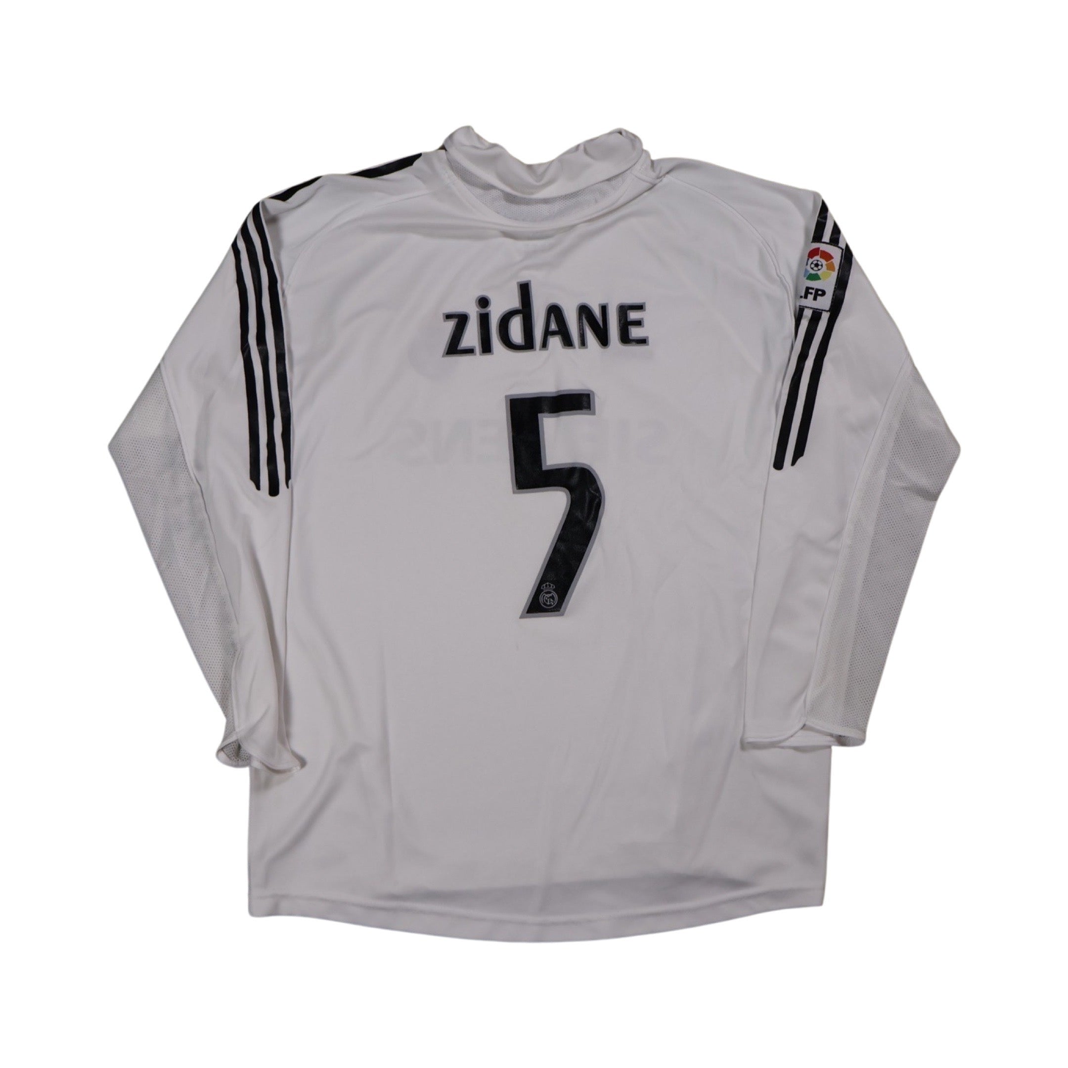 Zidane Real Madrid 2005 Longsleeve Soccer Jersey (XL)