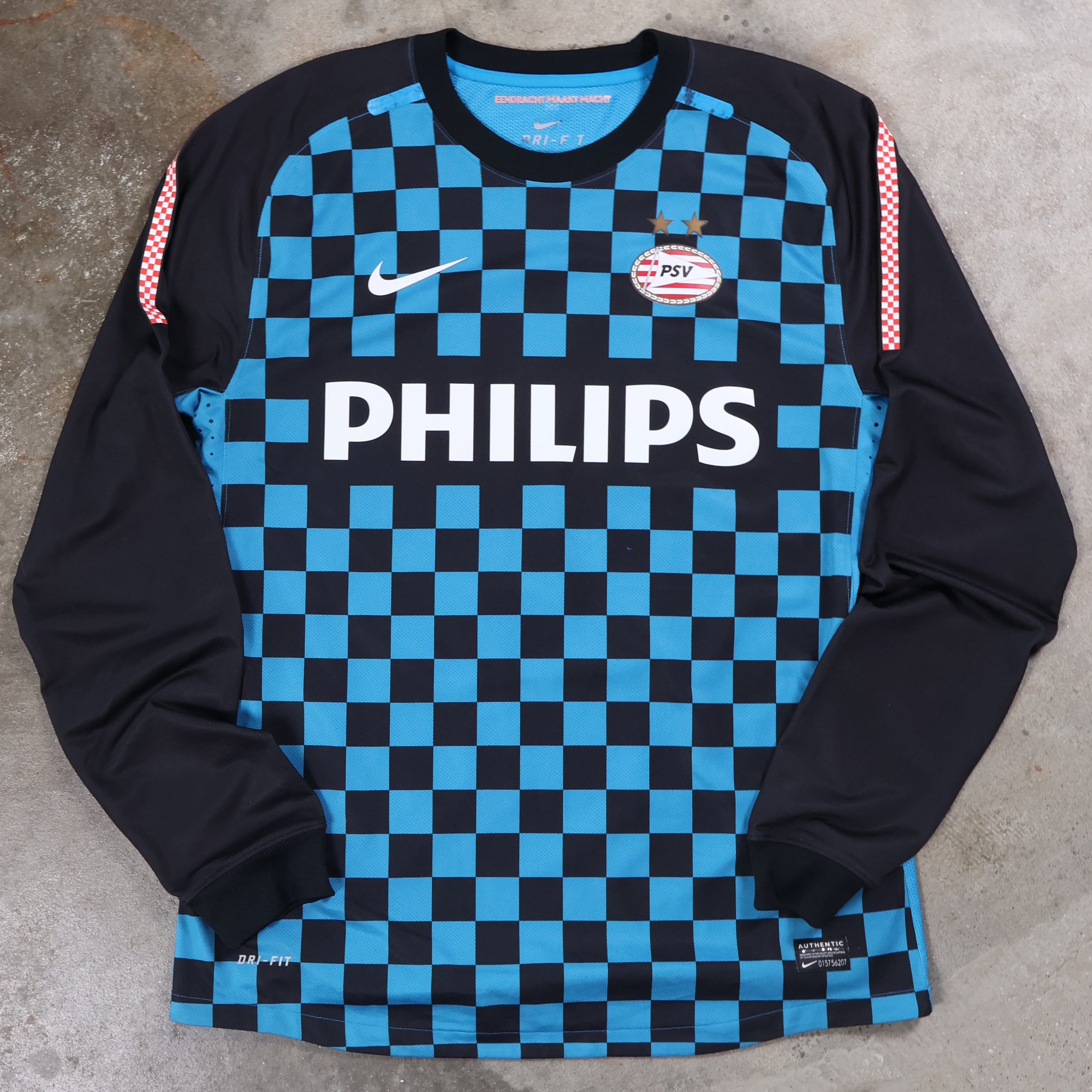 Wijnaldum PSV Longsleeve Soccer Jersey (Large)