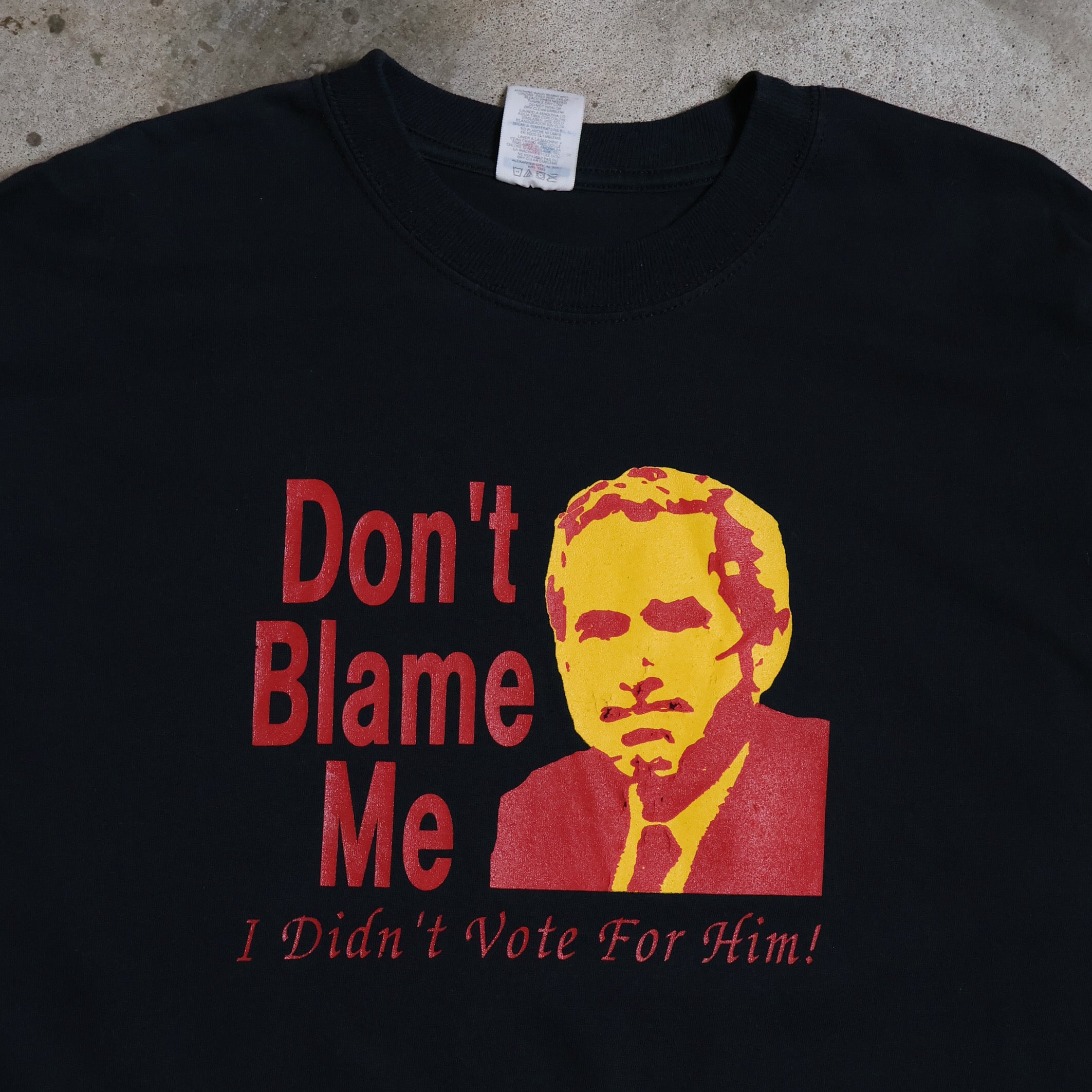 Don't Blame Me George Bush Parody T-Shirt 00s (XXL)