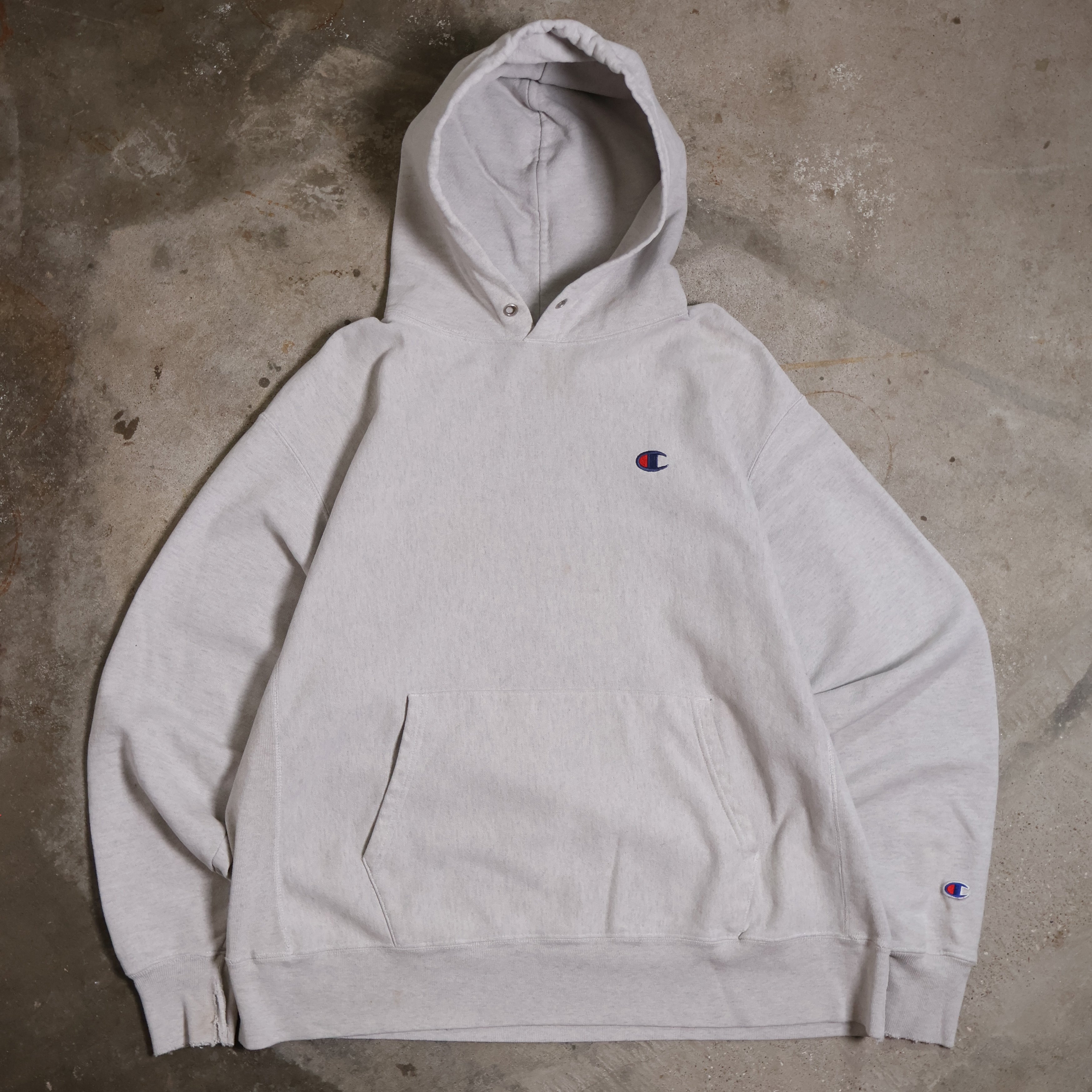 Gray Champion Reverse Weave Hoodie (XL)