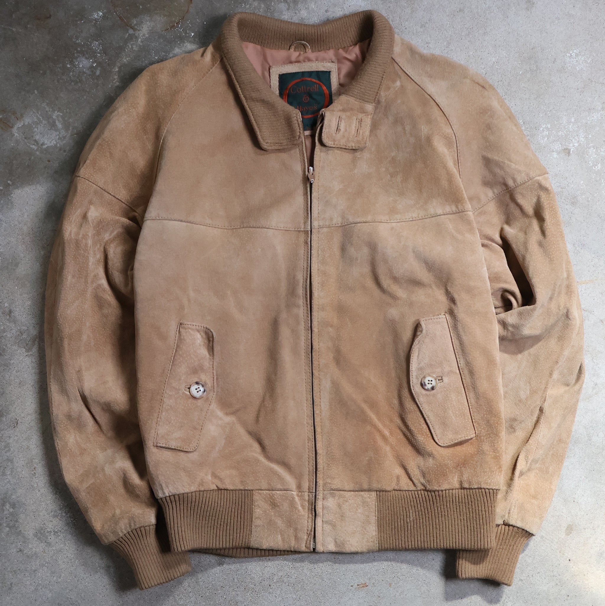 Tan Suede Jacket 90s (Medium)