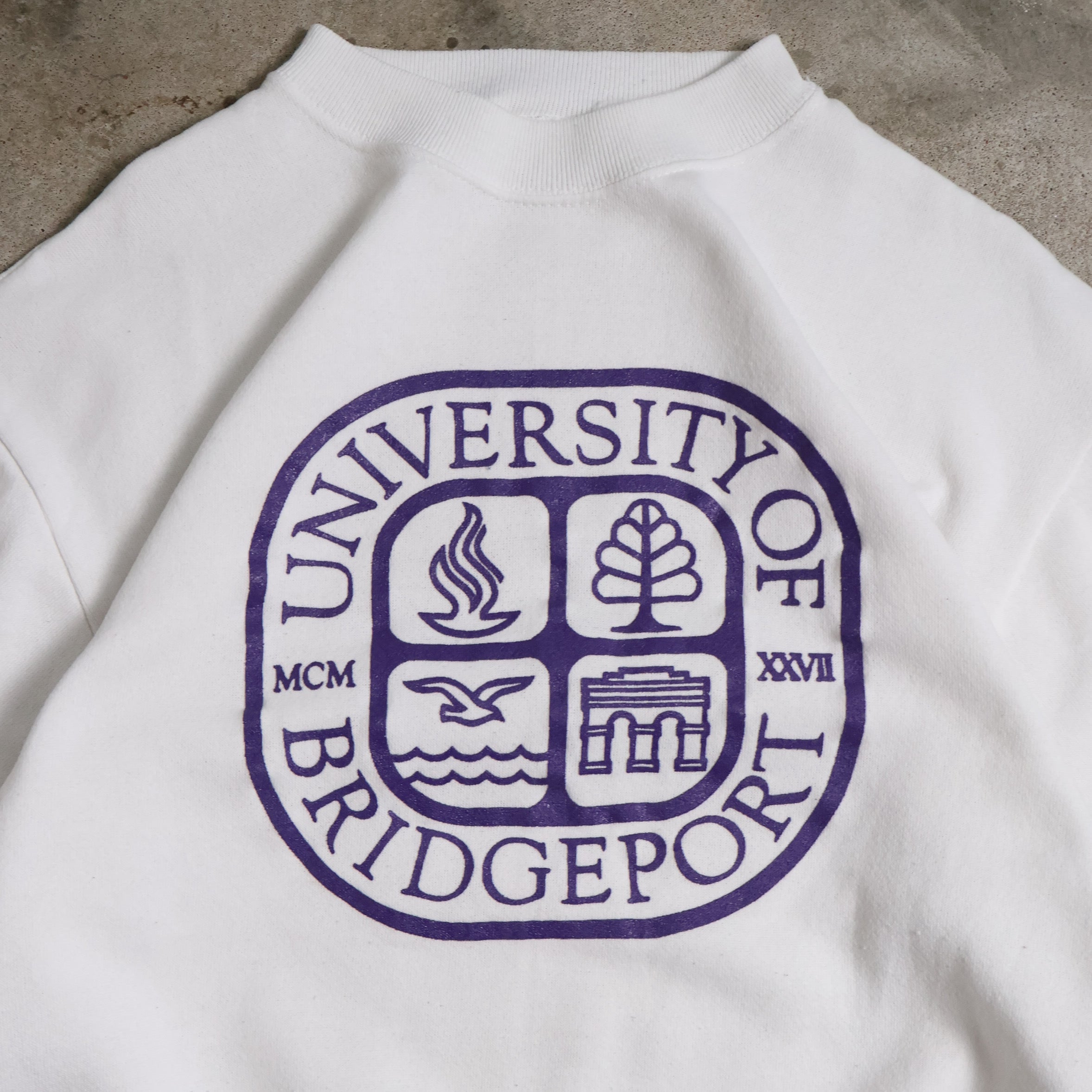 University of Bridgeport Sweatshirt 80s (Large)