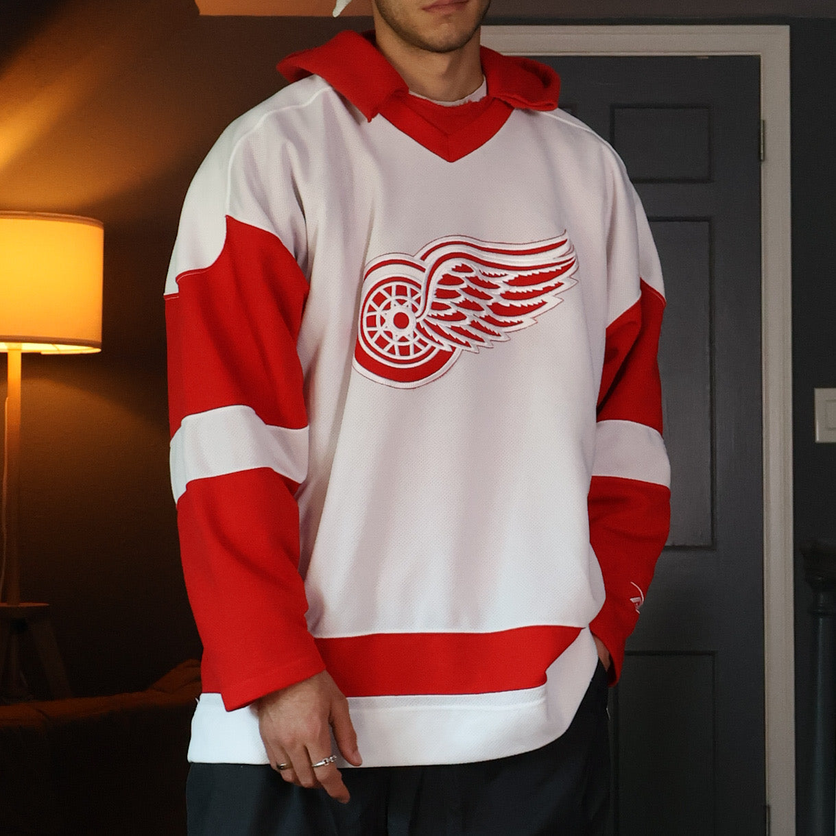 Detroit Red Wings Hockey Jersey 90s (XXL)