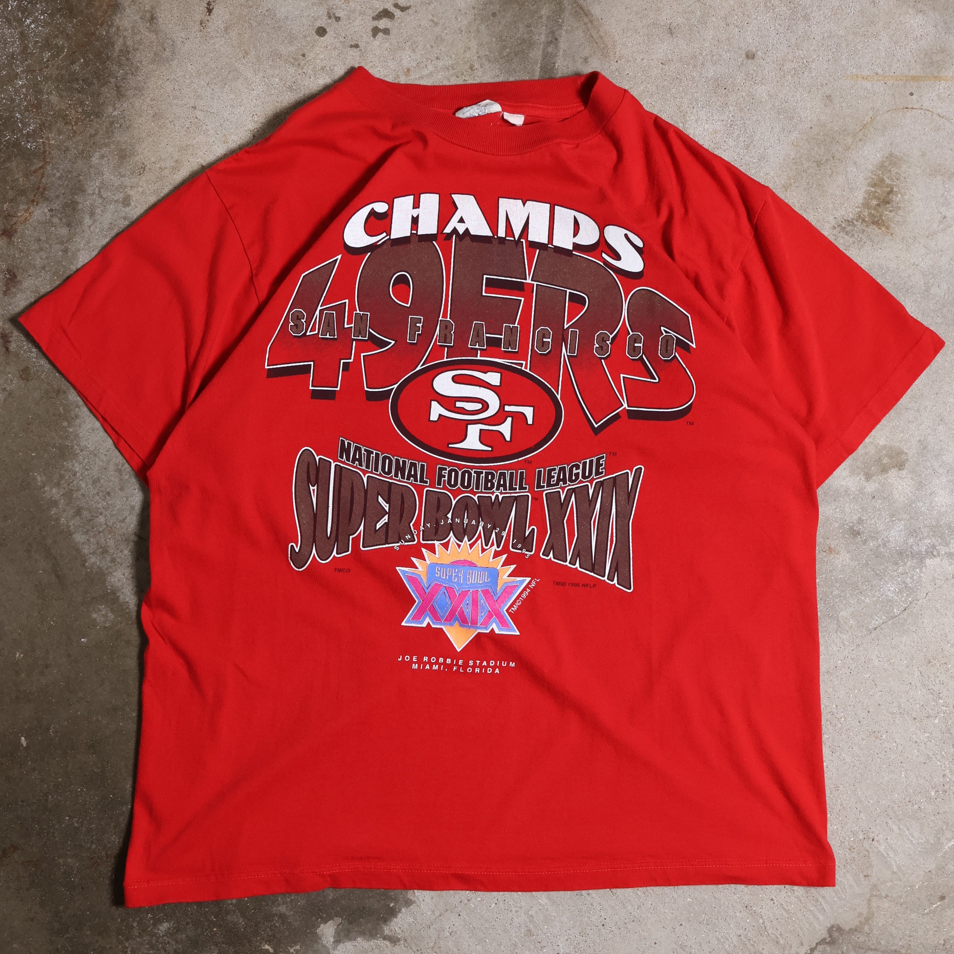 San Francisco 49ers Super Bowl Champions T-Shirt 1995 (XL)