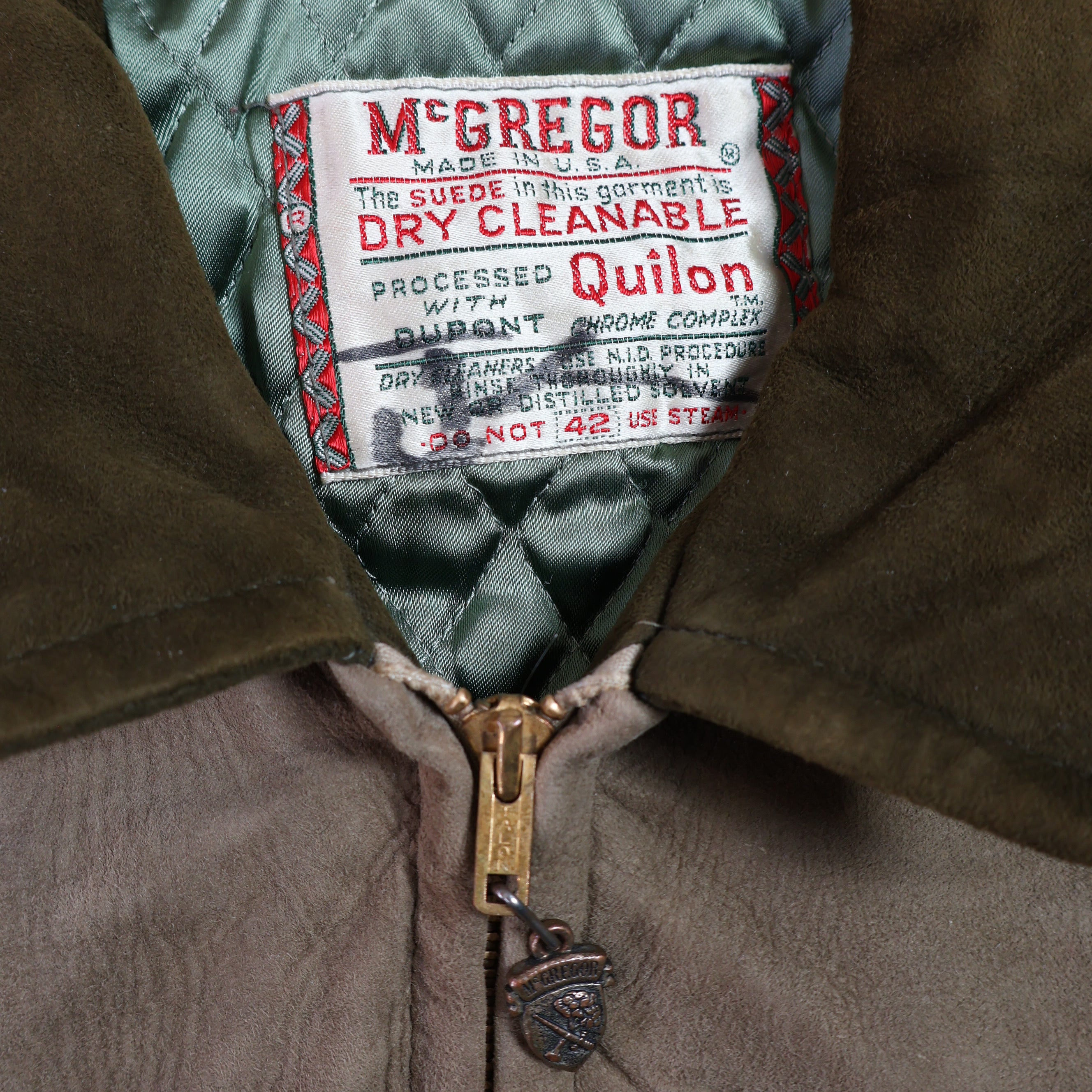 McGregor Earth Tone Knit x Felt Jacket 80s (Medium)