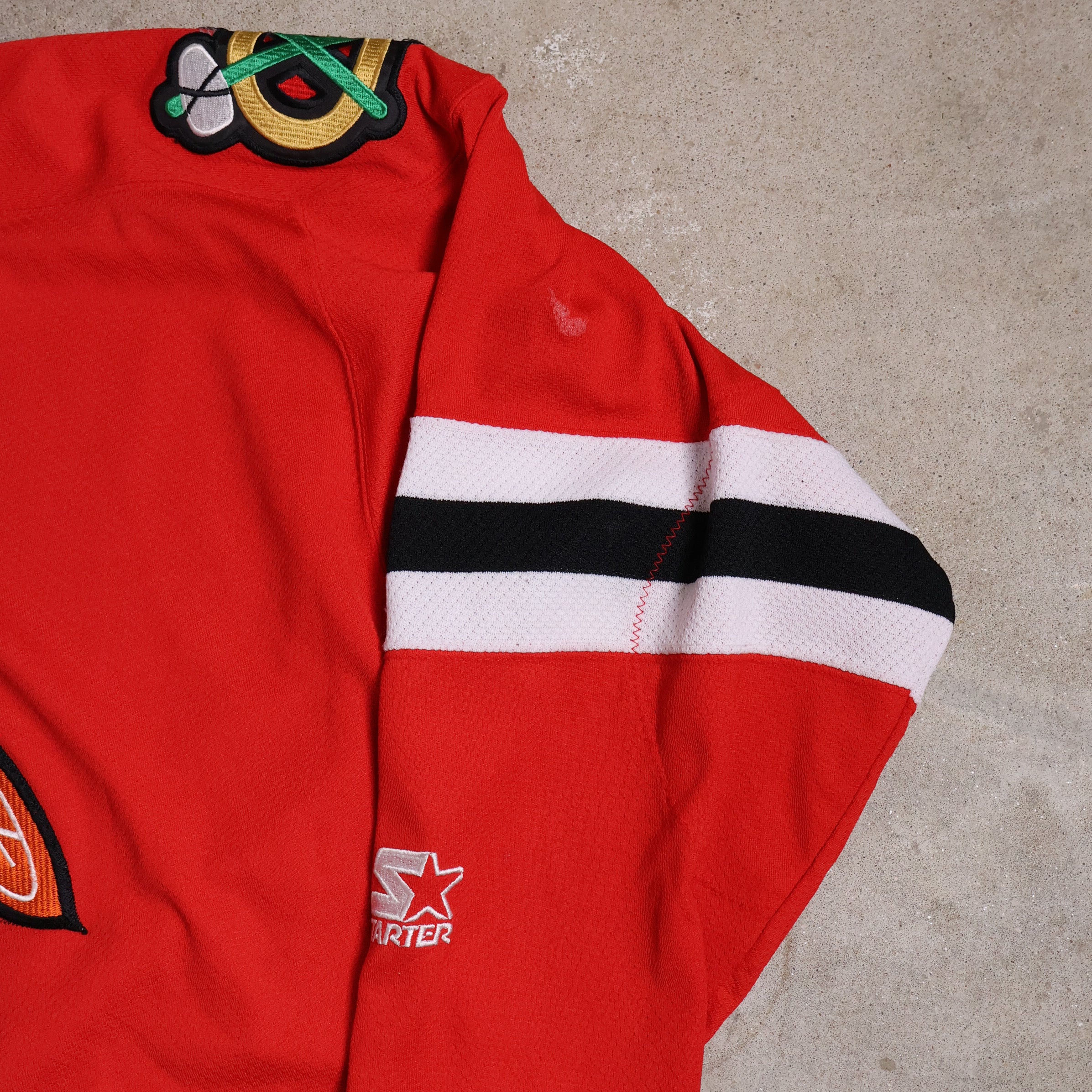 Chicago Blackhawks Hockey Jersey 90s (Large)