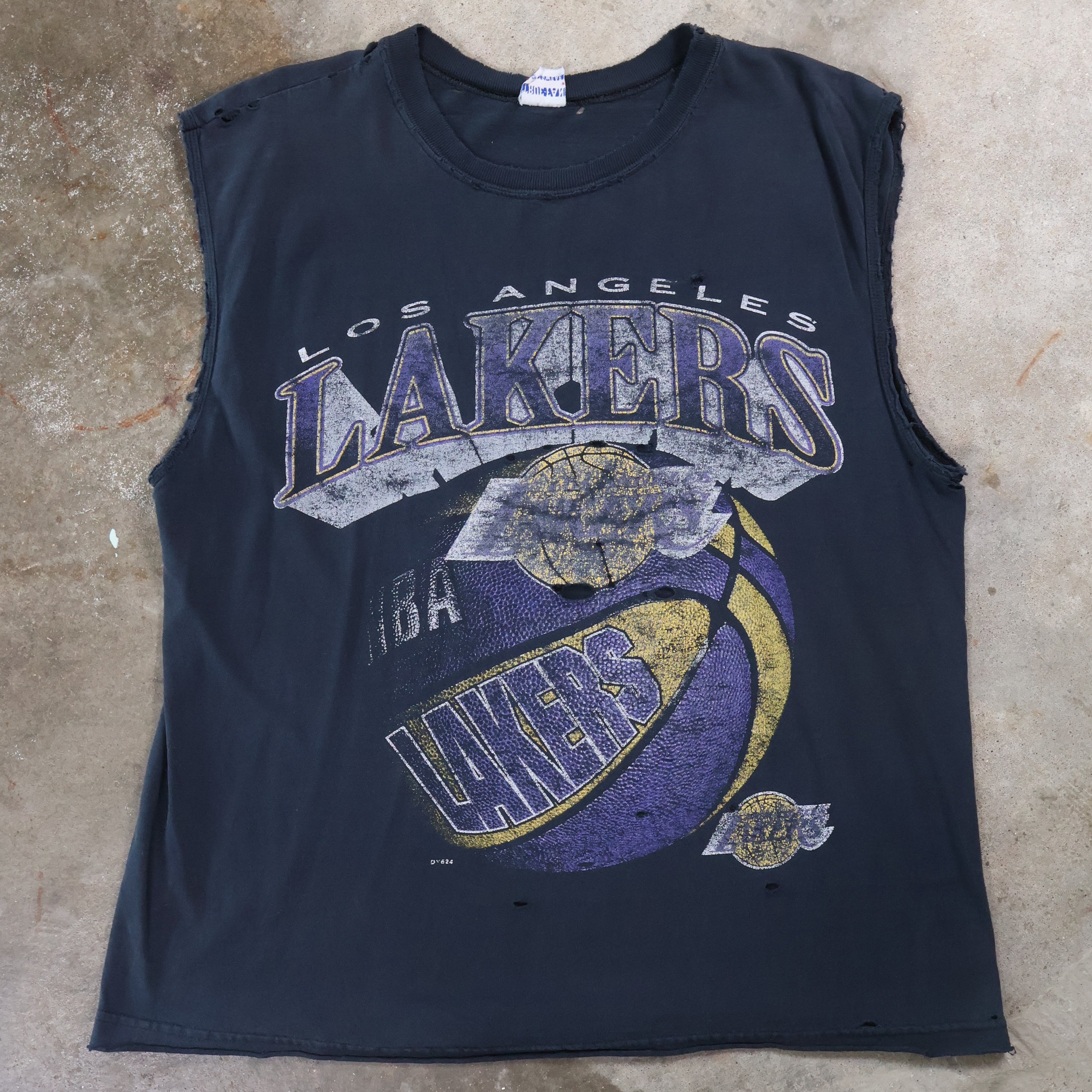 Los Angeles Lakers Tank T-Shirt 90s (Large)