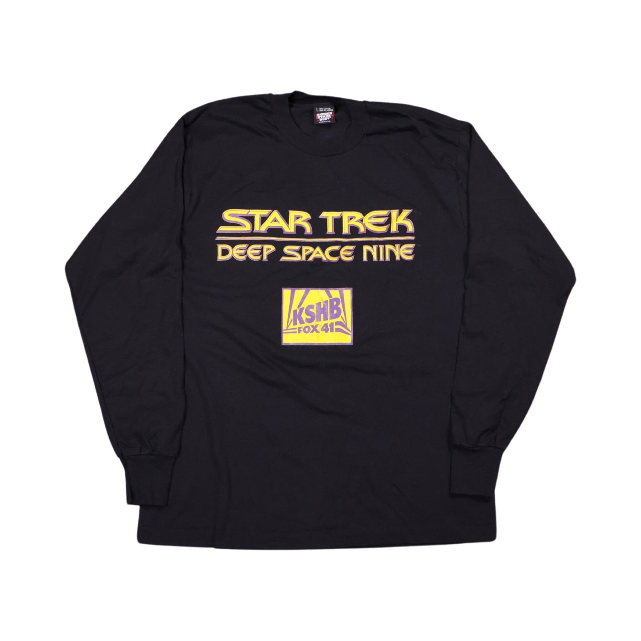Star Trek Deep Space Nine 90s Longsleeve T-Shirt (Large)