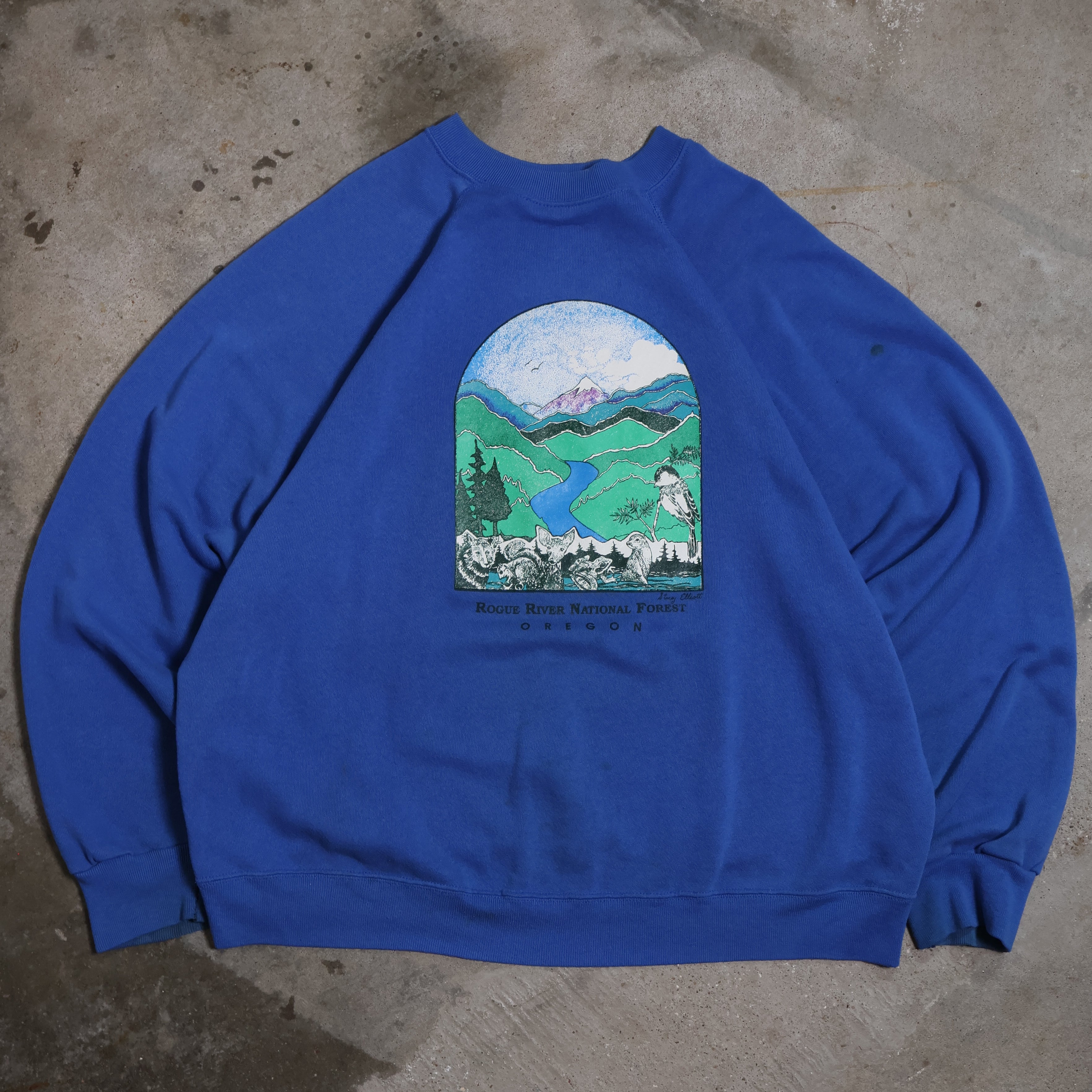 Rogue River National Park Sweatshirt 80s (XL)