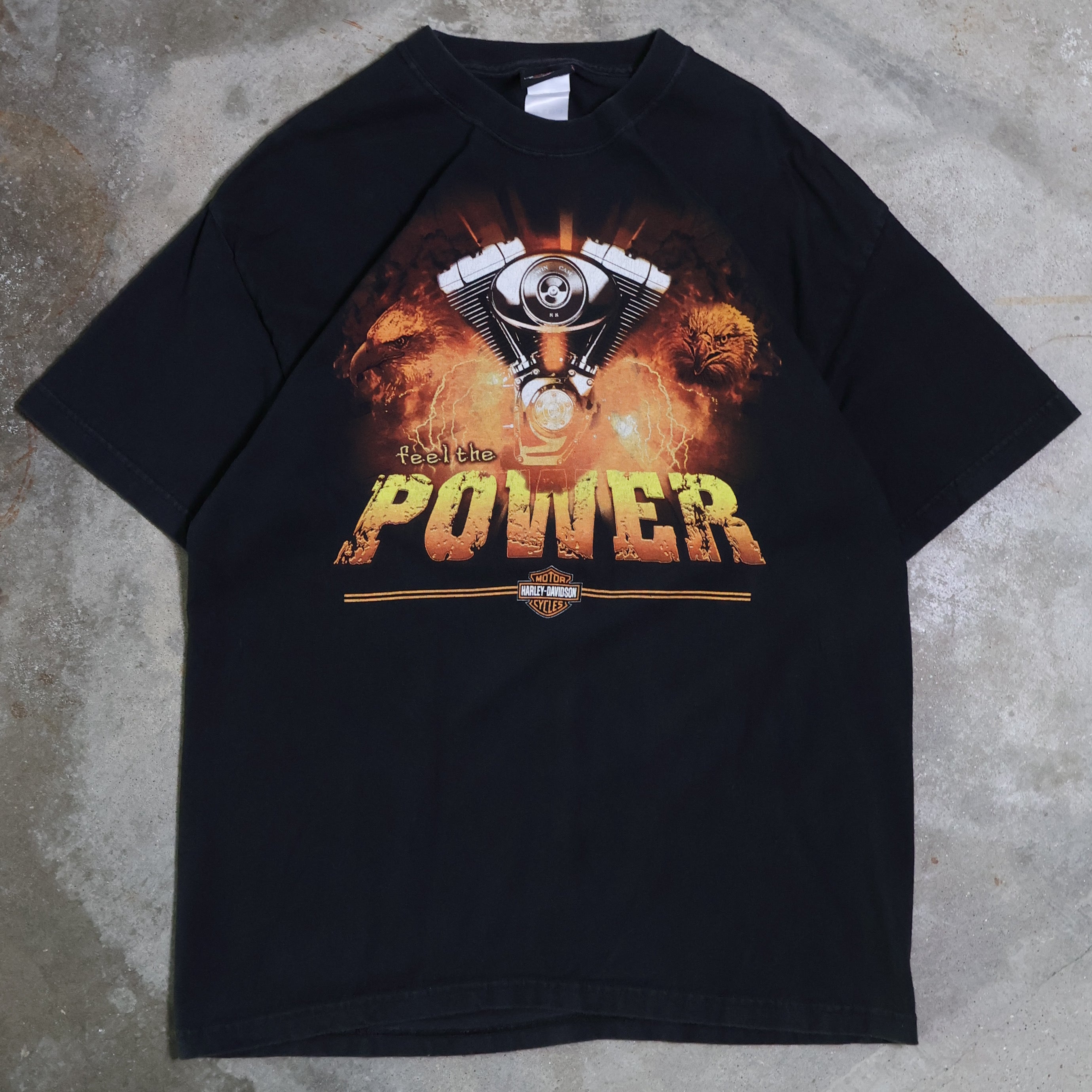 Harley Davidson Feel the Power T-Shirt 00s (Large)