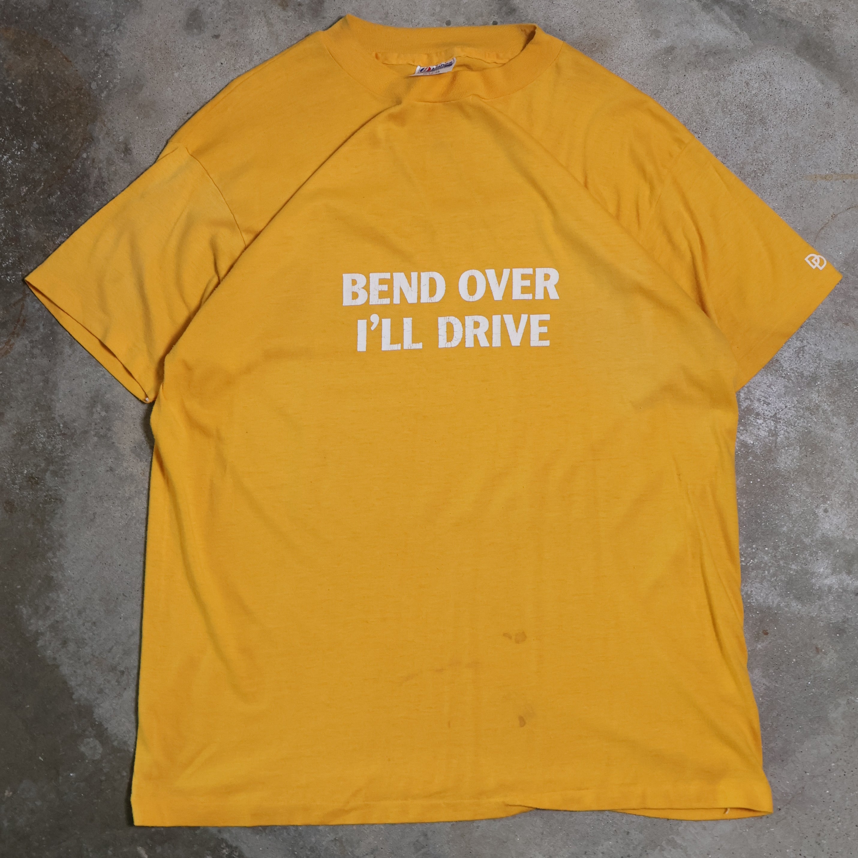 Bend Over I'll Drive T-Shirt 80s (XL)