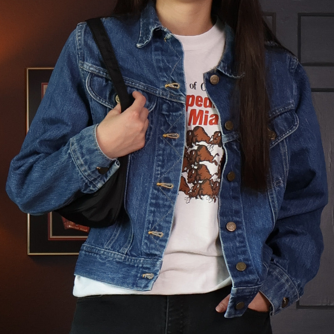 Lee Rider Denim Trucker Jacket 90s (Small)