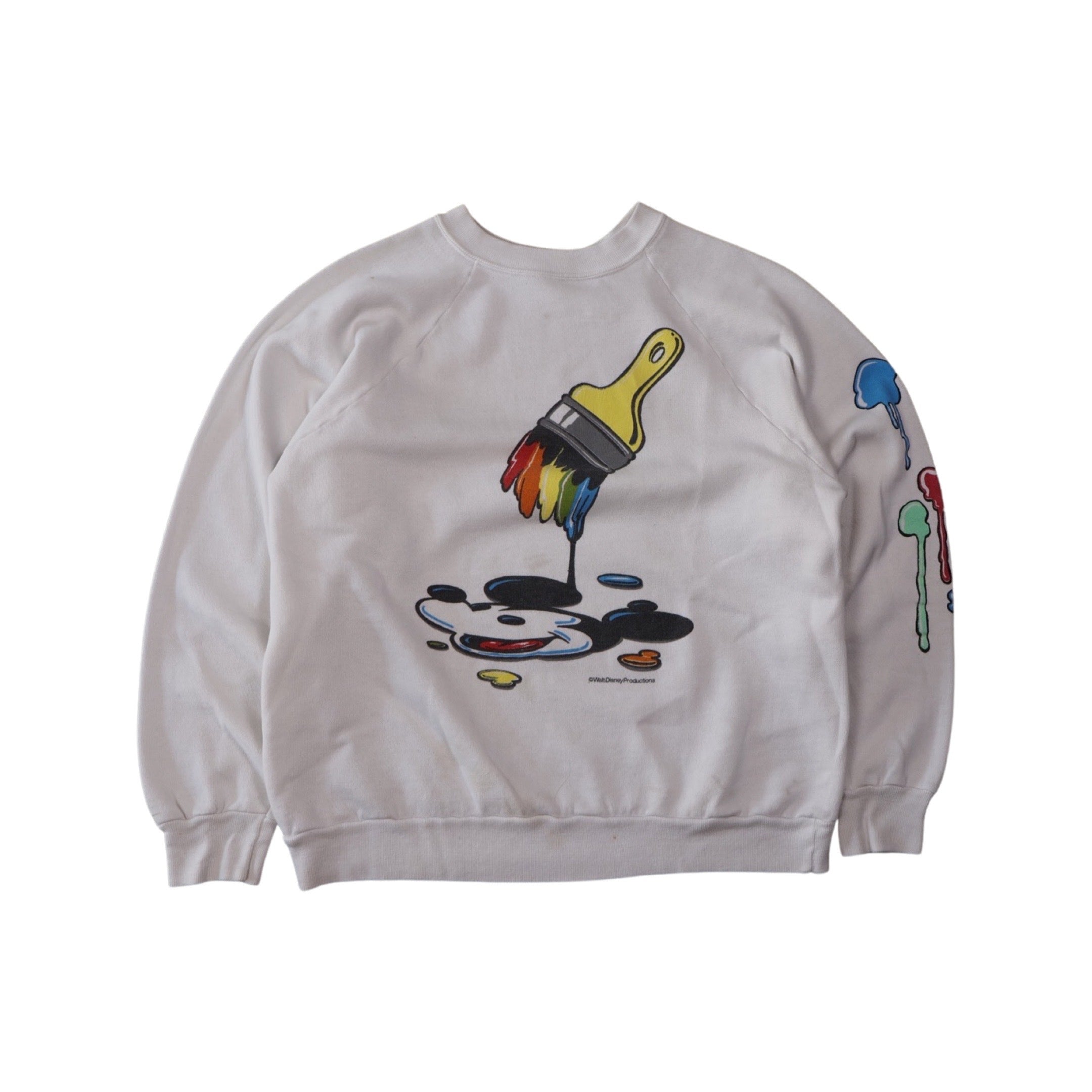 Mickey Paint 80s Sweater (XS)