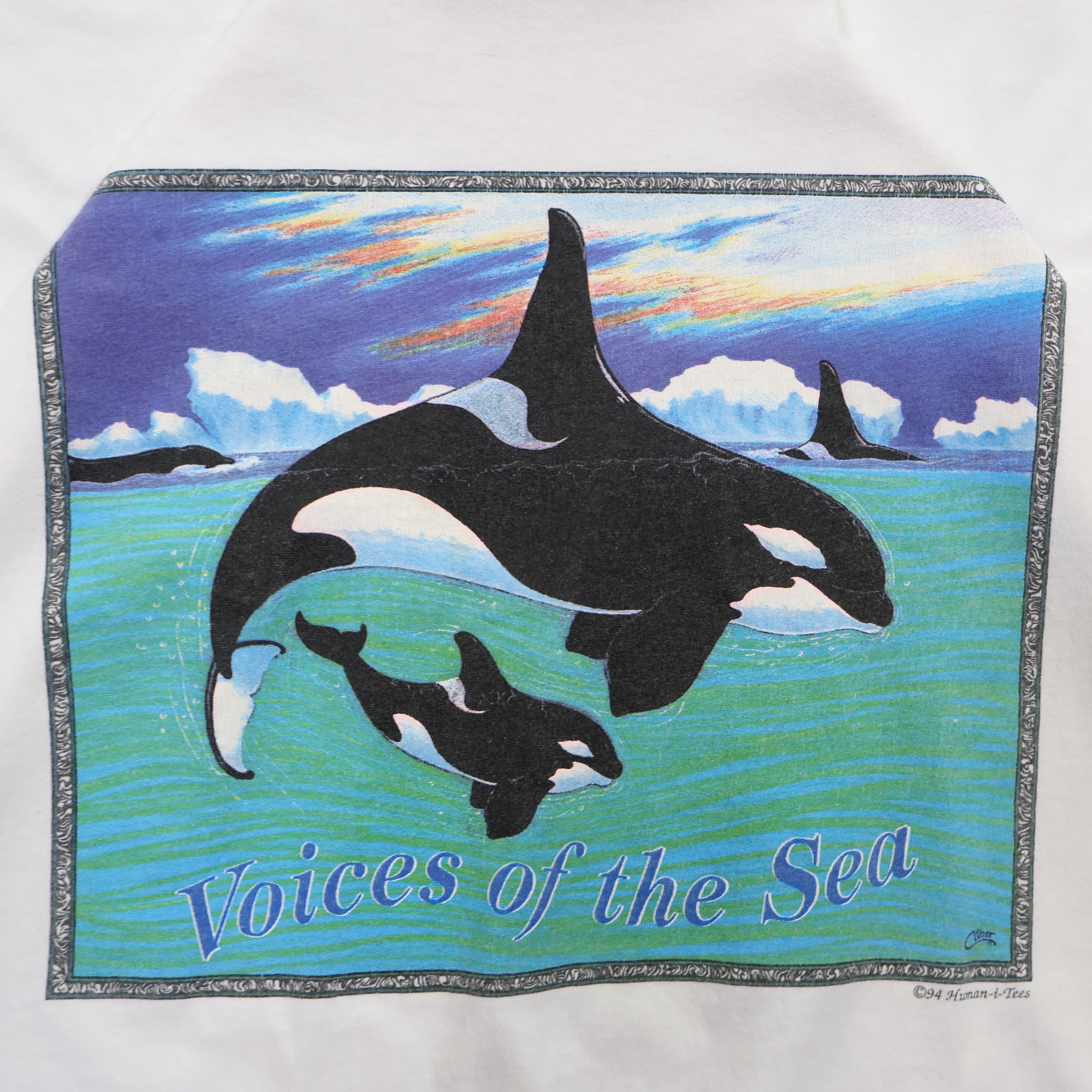 Orca Whale Voices of the Sea T-Shirt 1994 (XXL)