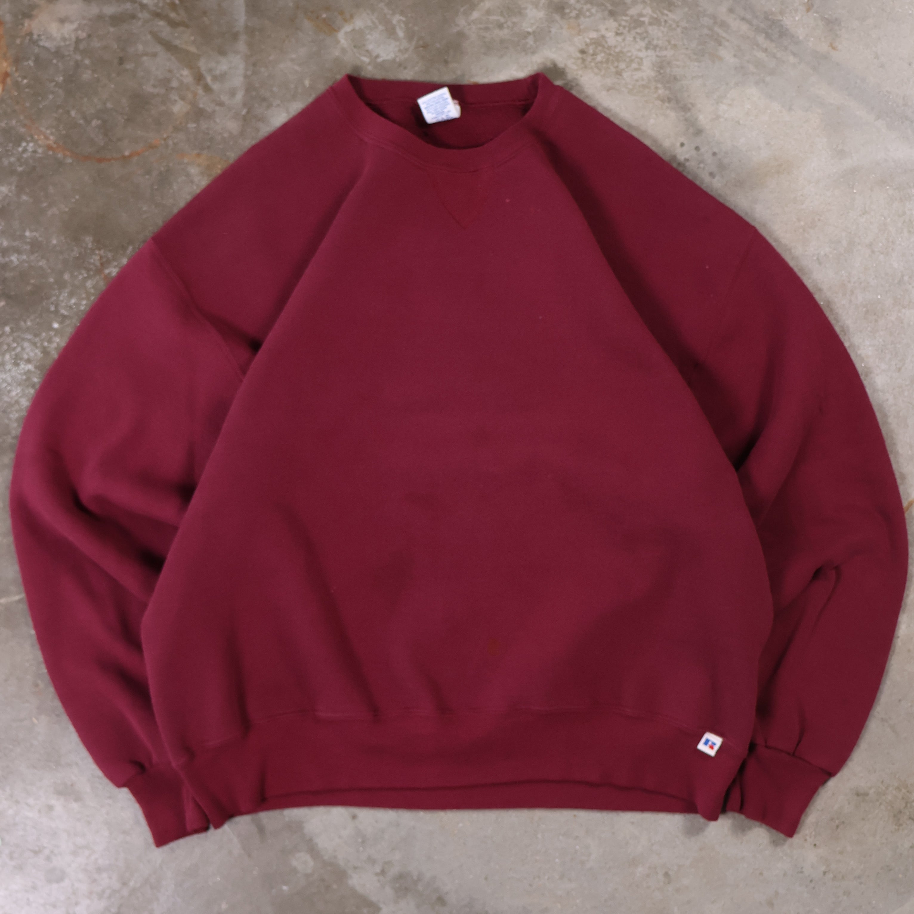 Maroon Russell Blank Sweatshirt 90/00s (XL)
