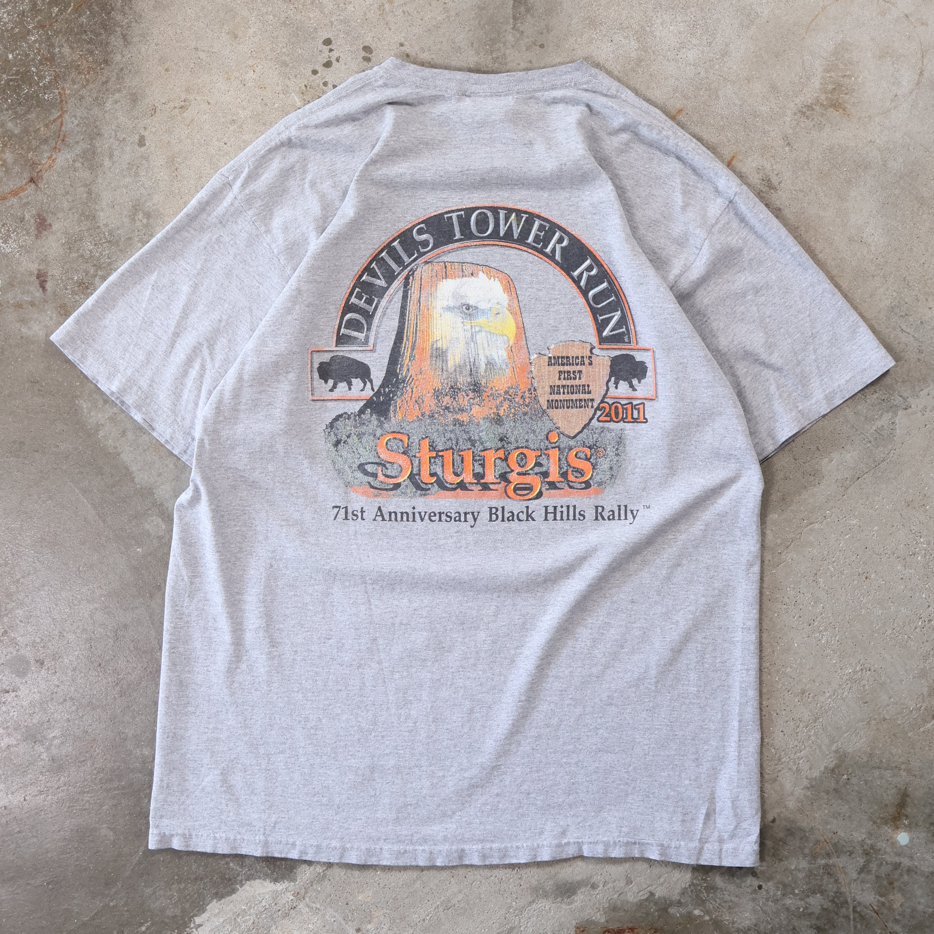 Sturgis Devils Tower Run 2011 T-Shirt (XL)