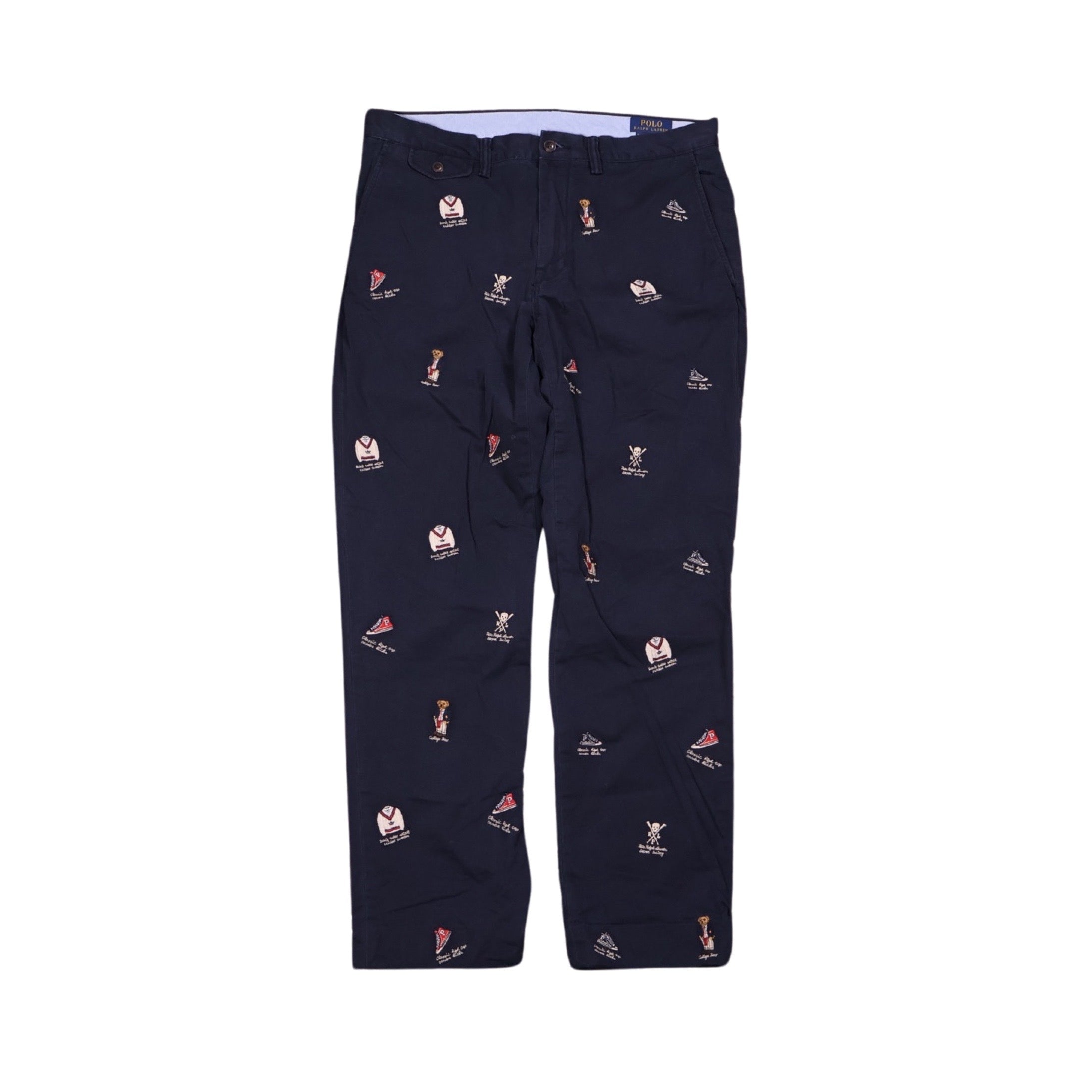 Ralph Lauren Embroidered Chino Pants (33”)
