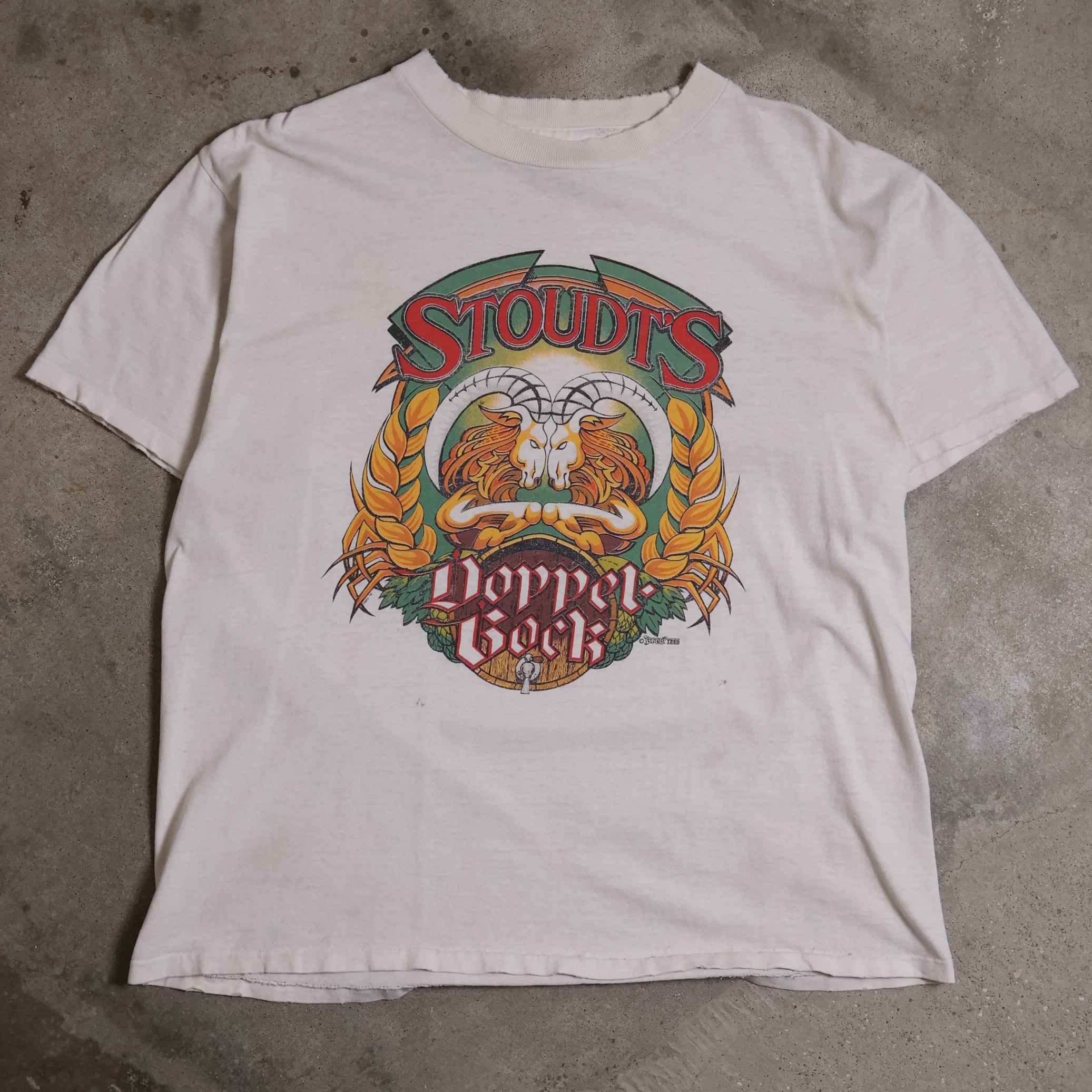 Stoudt's Doppel-Bock Beer T-Shirt 90s (Large)