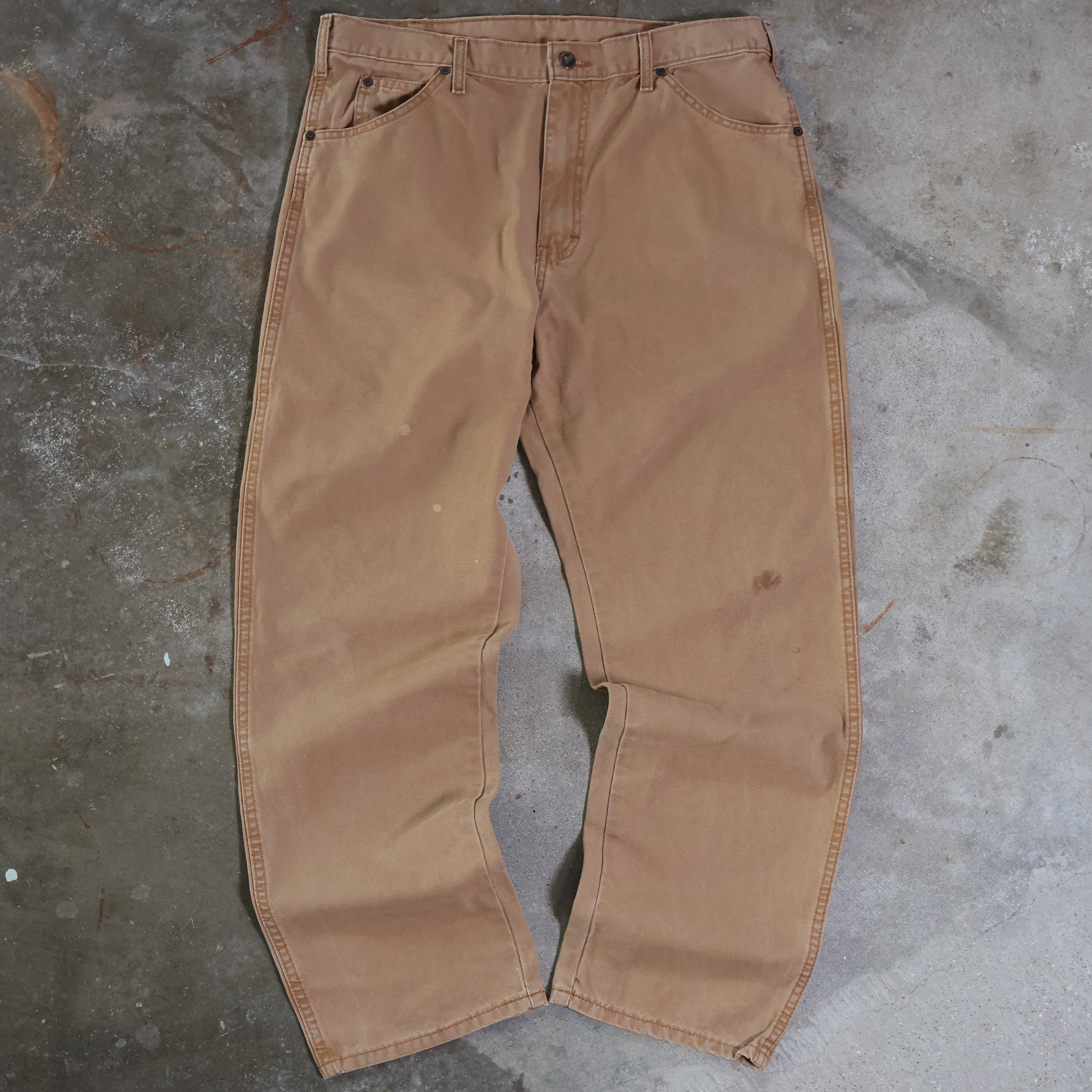 Tan Dickies Carpenter Pants (35")