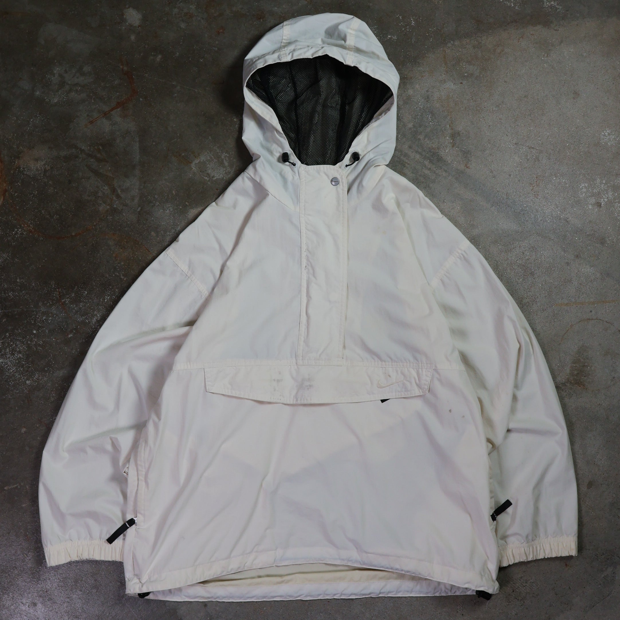 White Nike Anorek Jacket 90s (Medium)