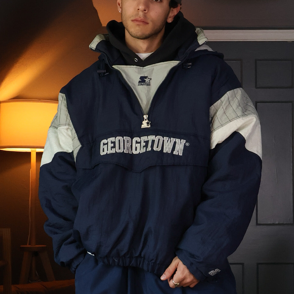 Georgetown Hoyas Starter Puffer Jacket 90s (XL)