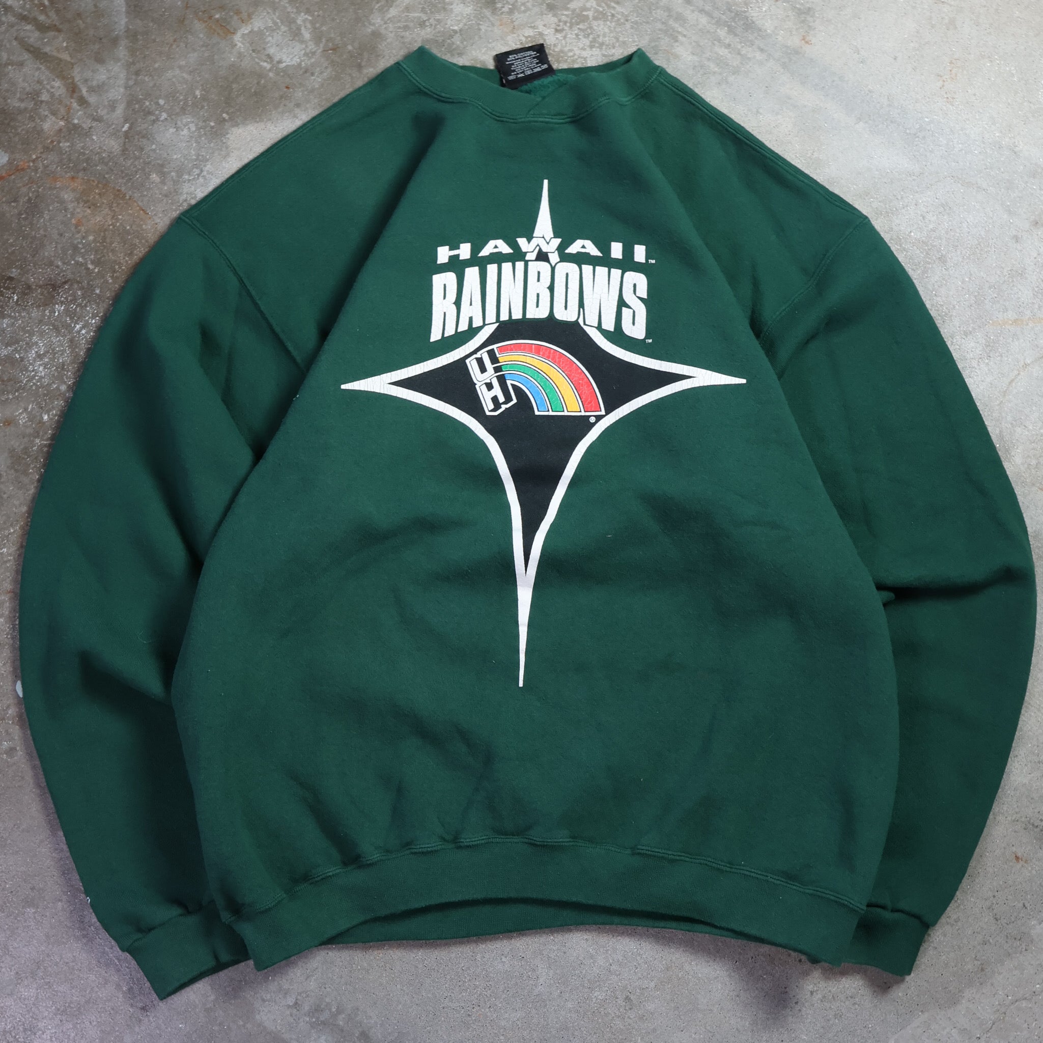 Hawaii Rainbows Starter Sweatshirt 90s (Large)