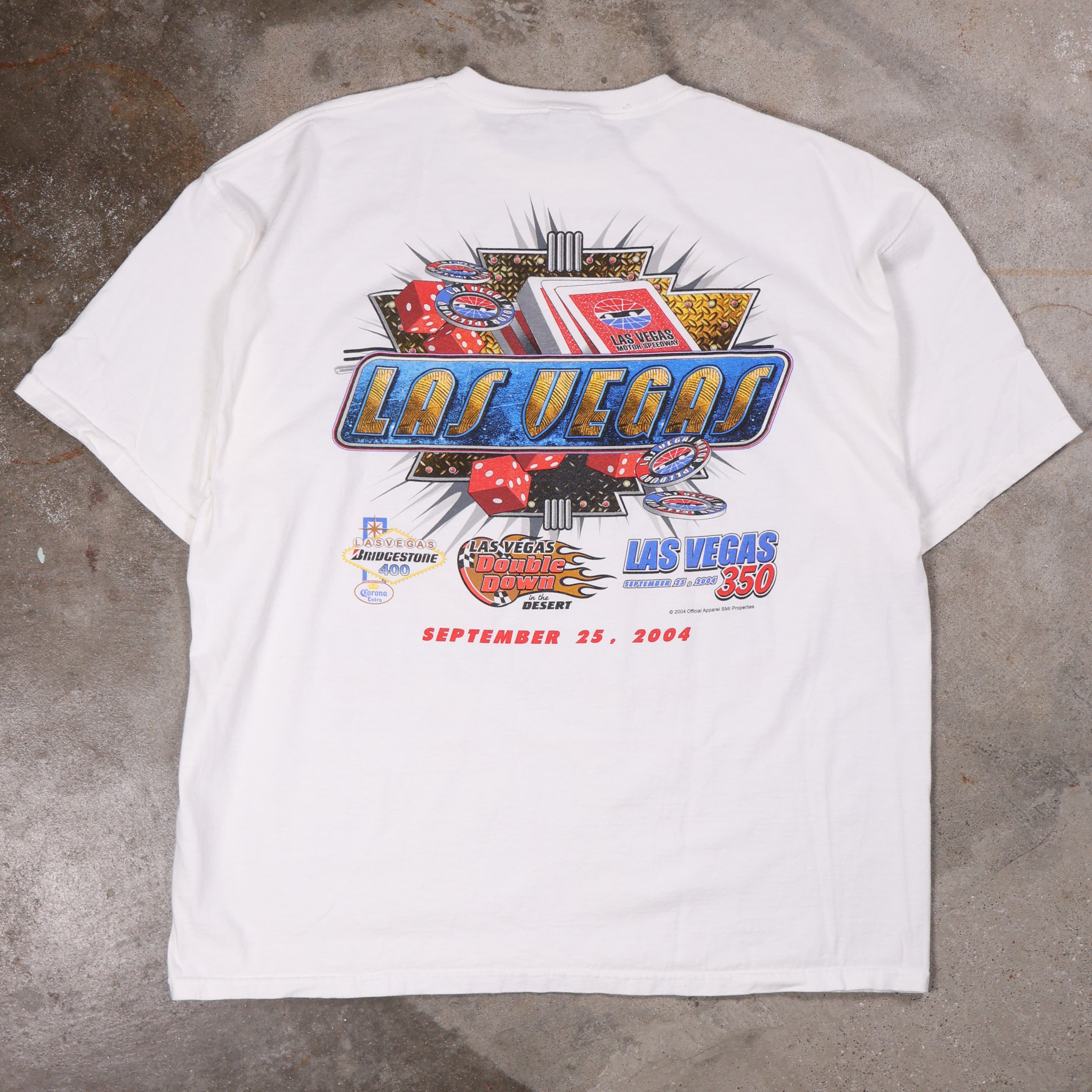 Las Vegas Bridgestone 400 2004 Racing T-Shirt (XXL)