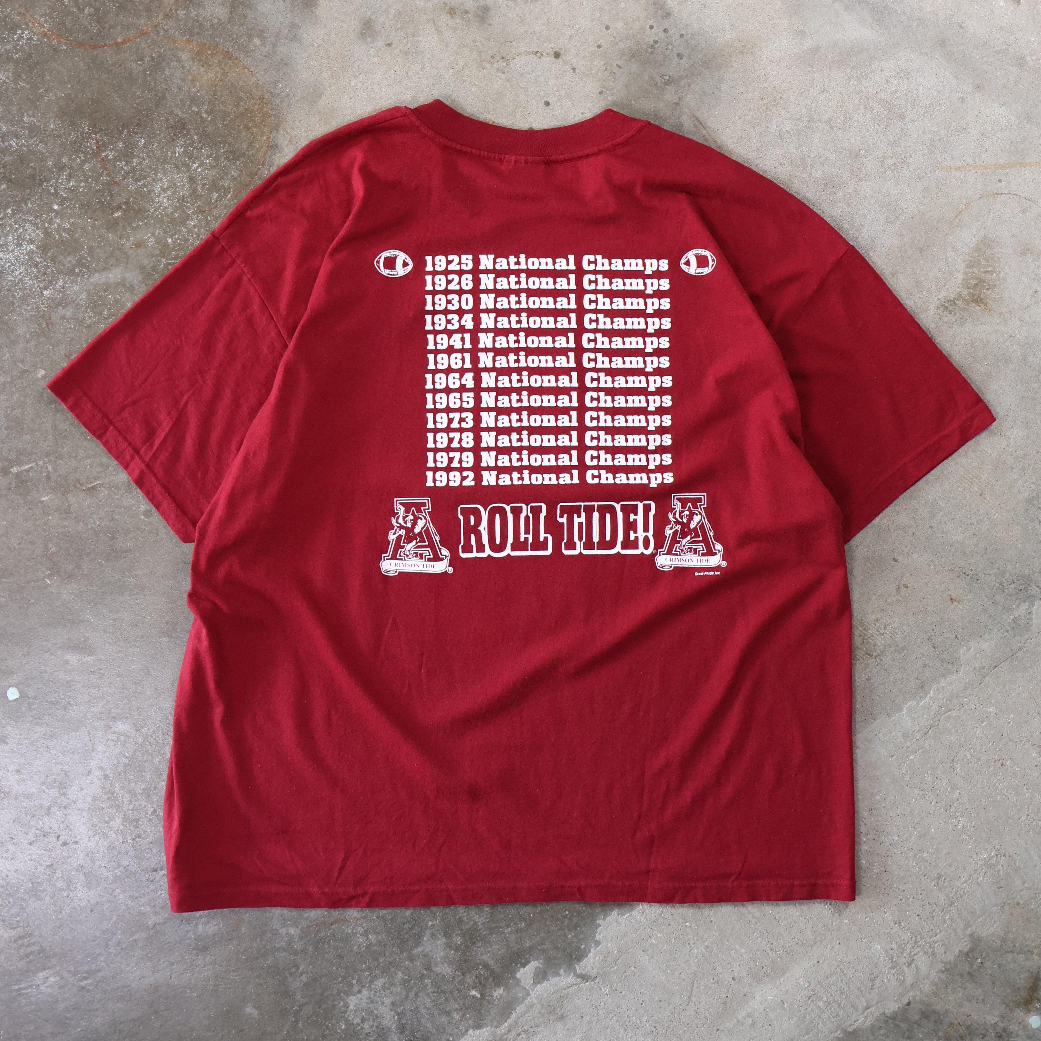 University of Alabama National Title T-Shirt 1992 (XXL)