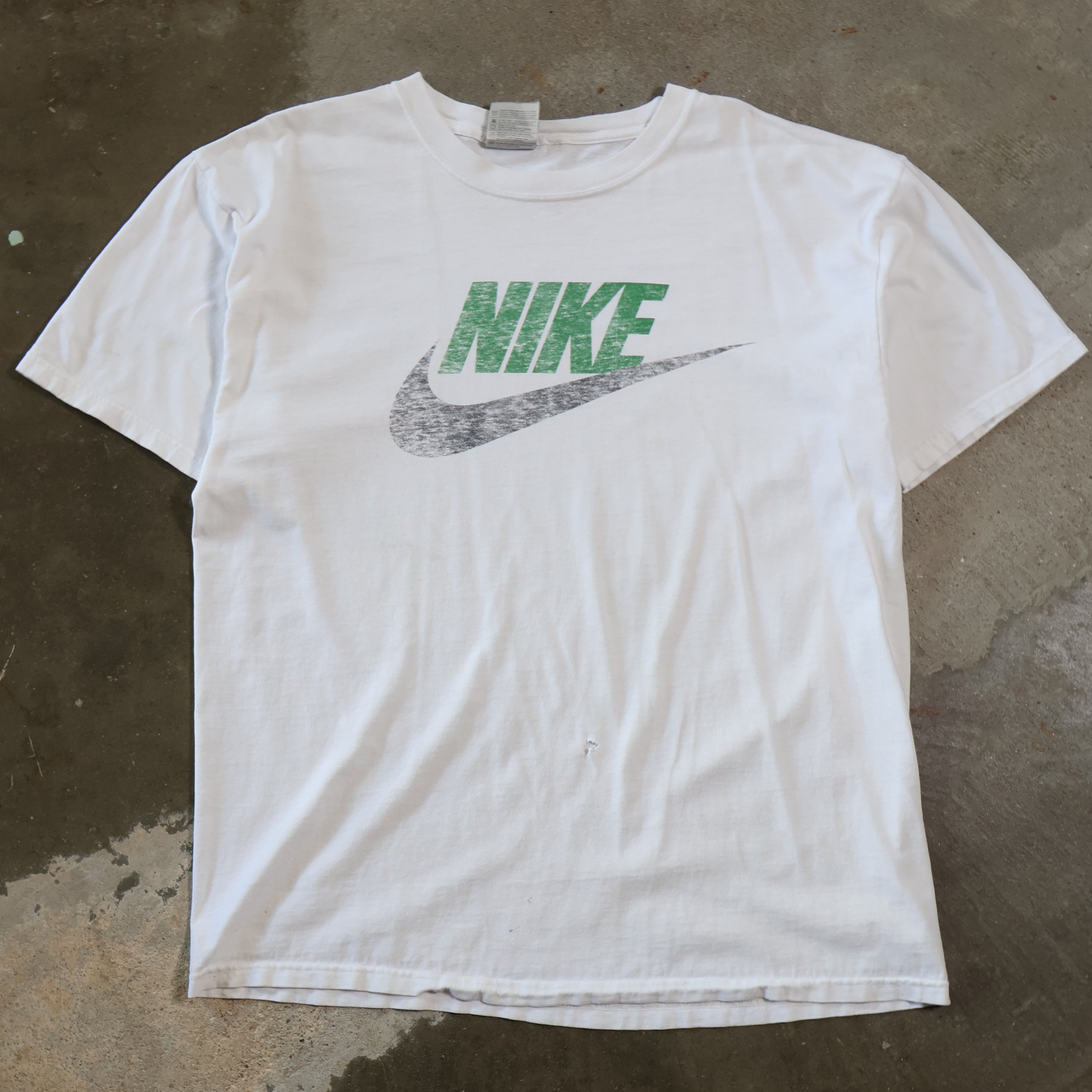 Nike Green Logo T-Shirt 00s (XL)