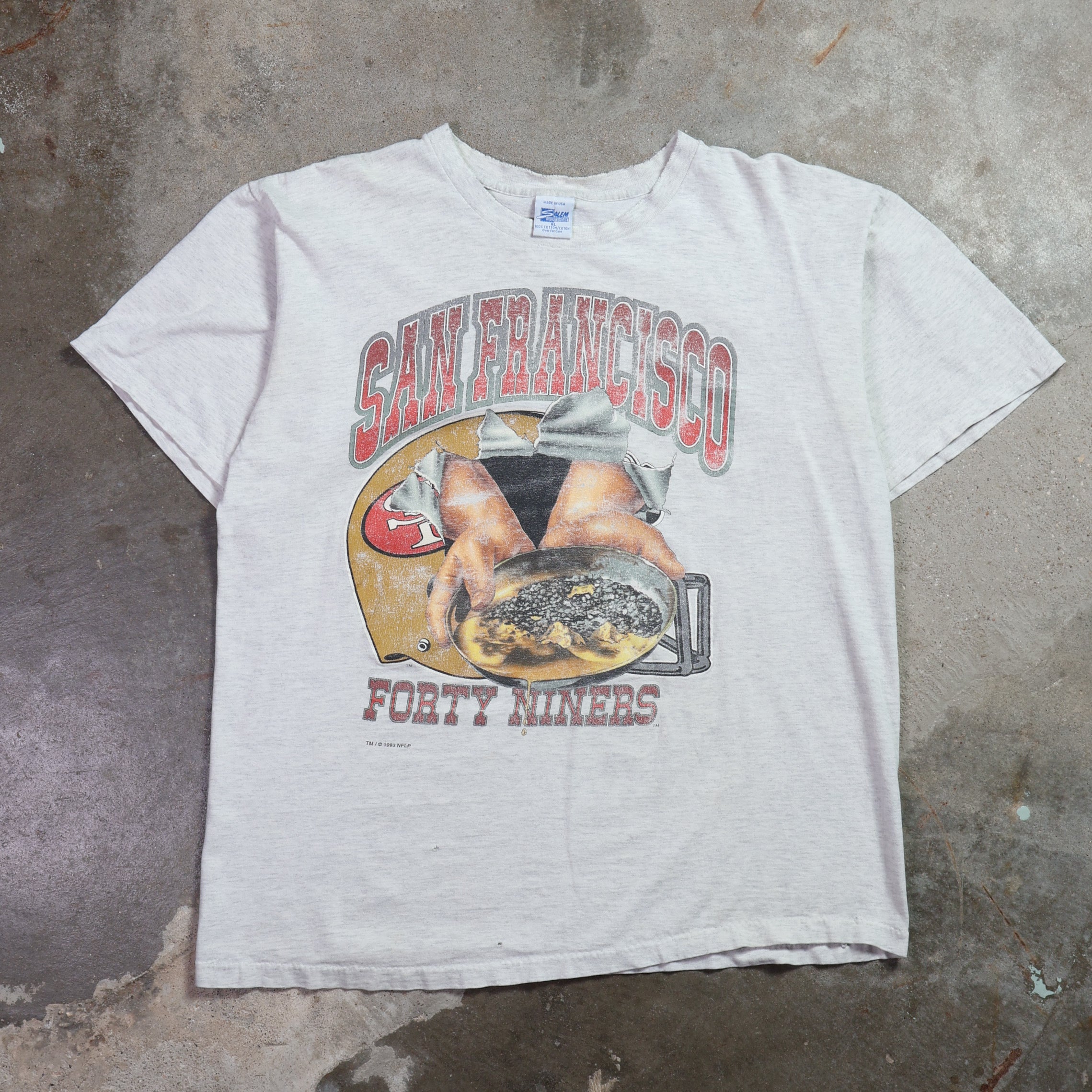 San Fransisco 49ers Gold Rush T-Shirt 1993 (Large)