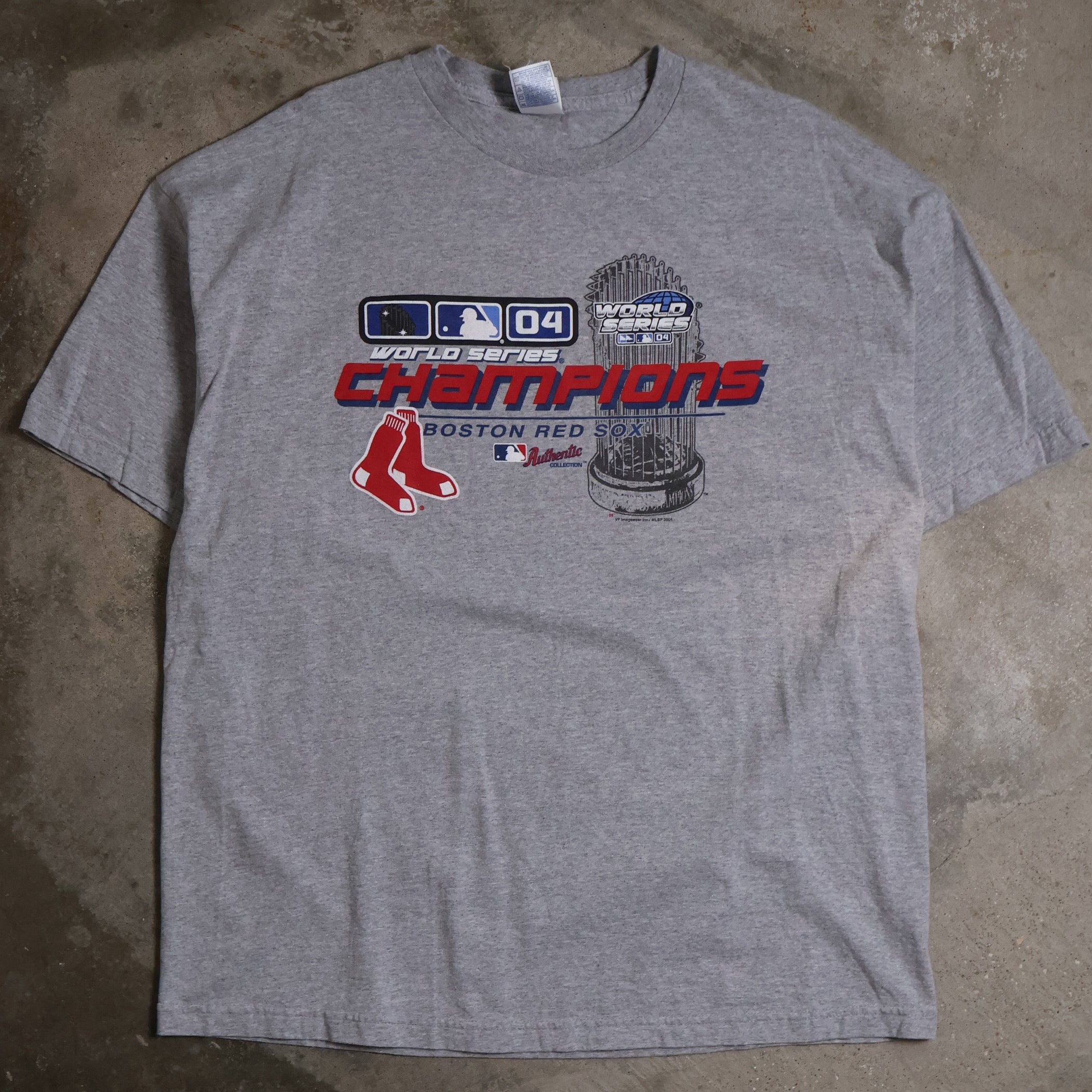 Boston Red Sox World Series Champions T-Shirt 2004 (XXL)