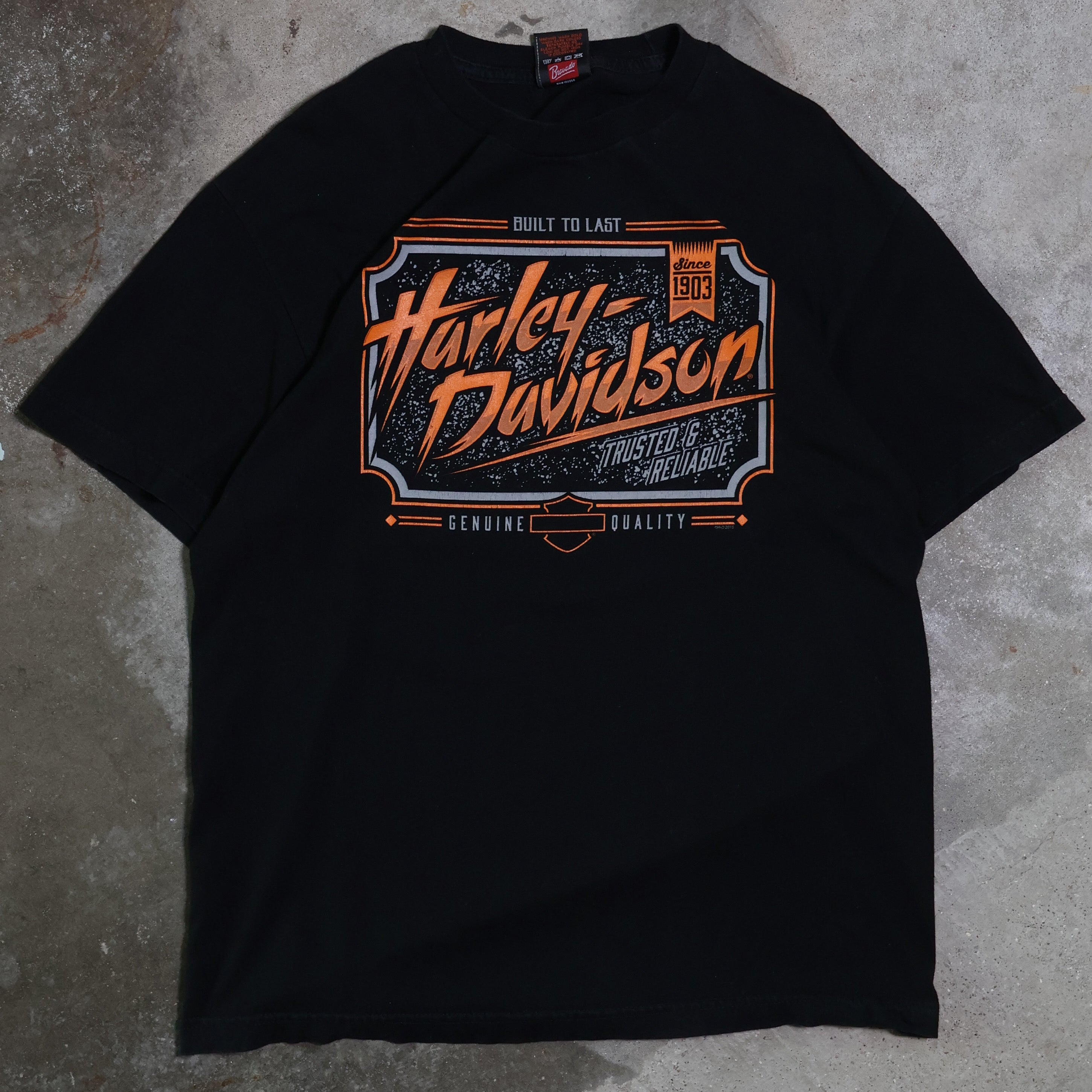 Harley Davidson Built to Last T-Shirt (Large)