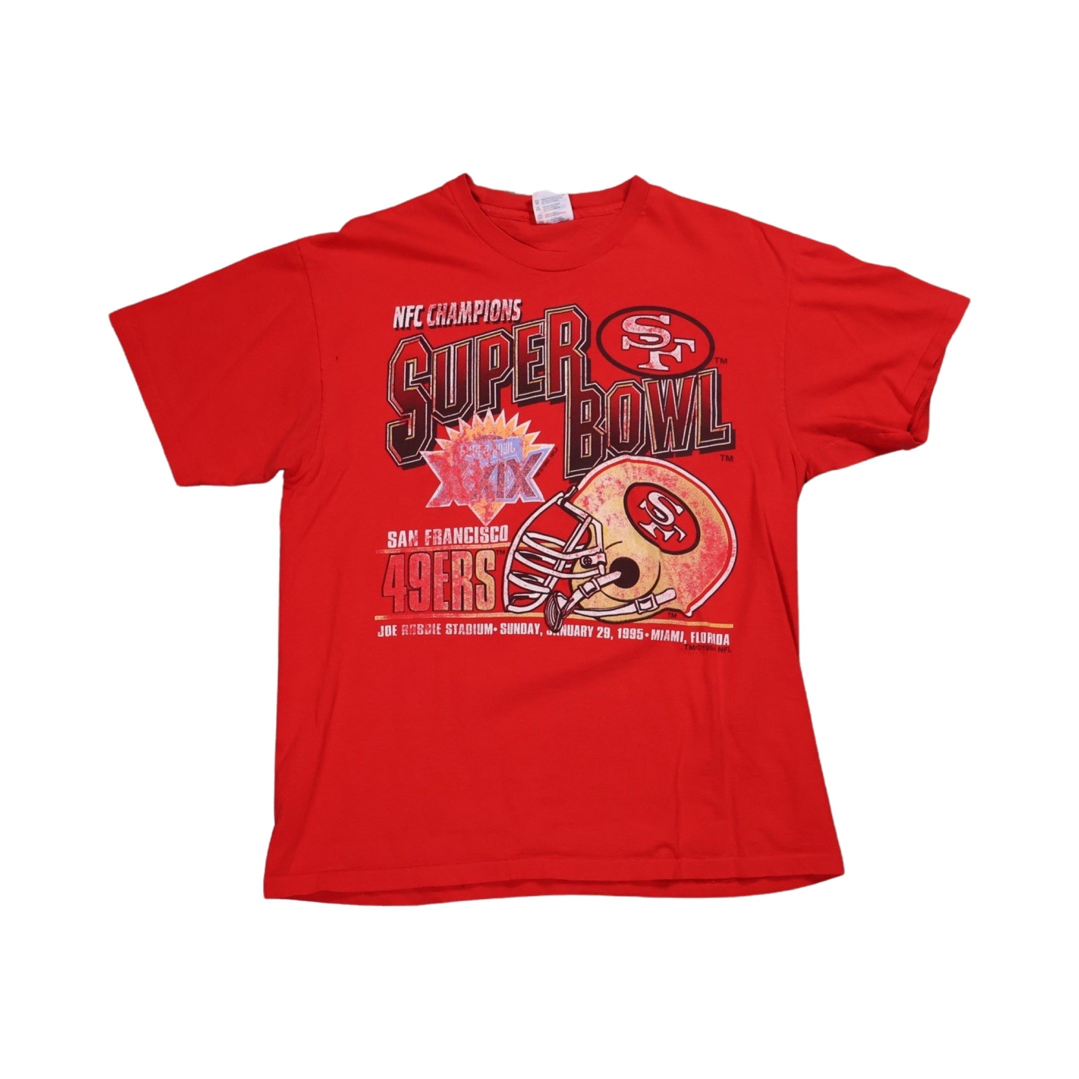 San Francisco 49ers 1995 Super Bowl Champs T-Shirt (Large)