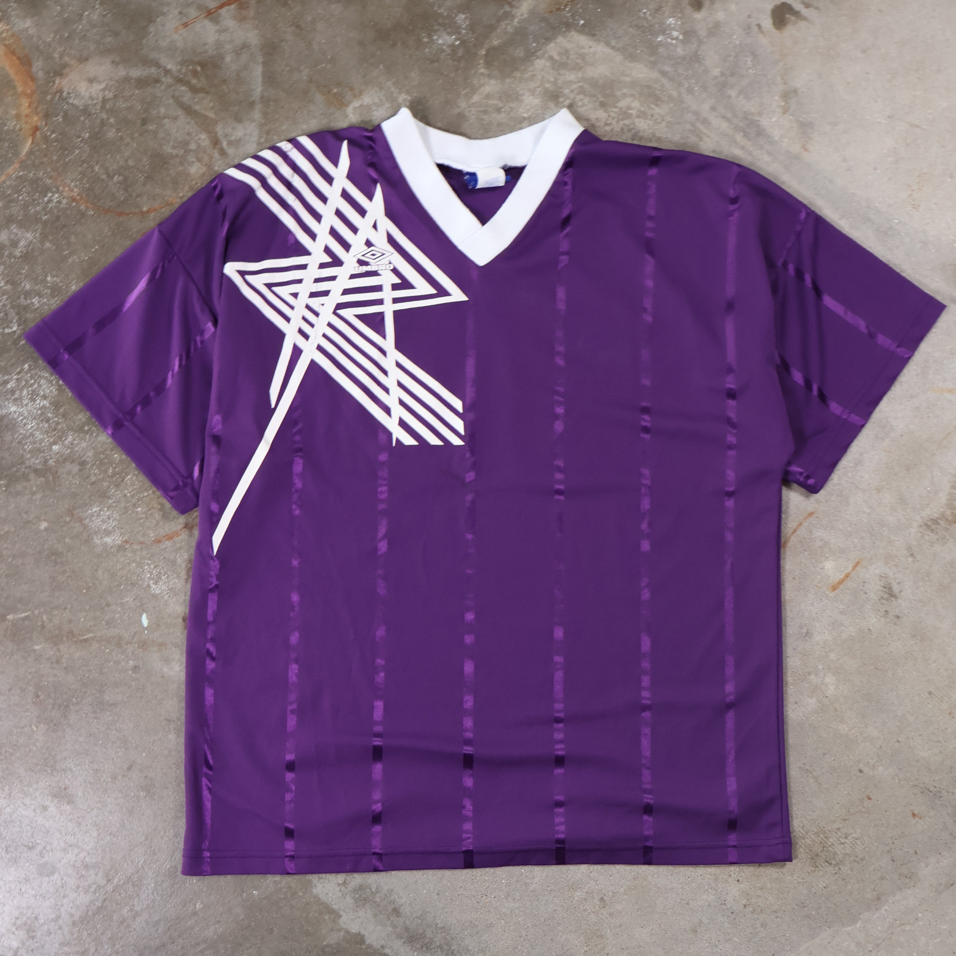 Purple Umbro Soccer Jersey 90s (XL)