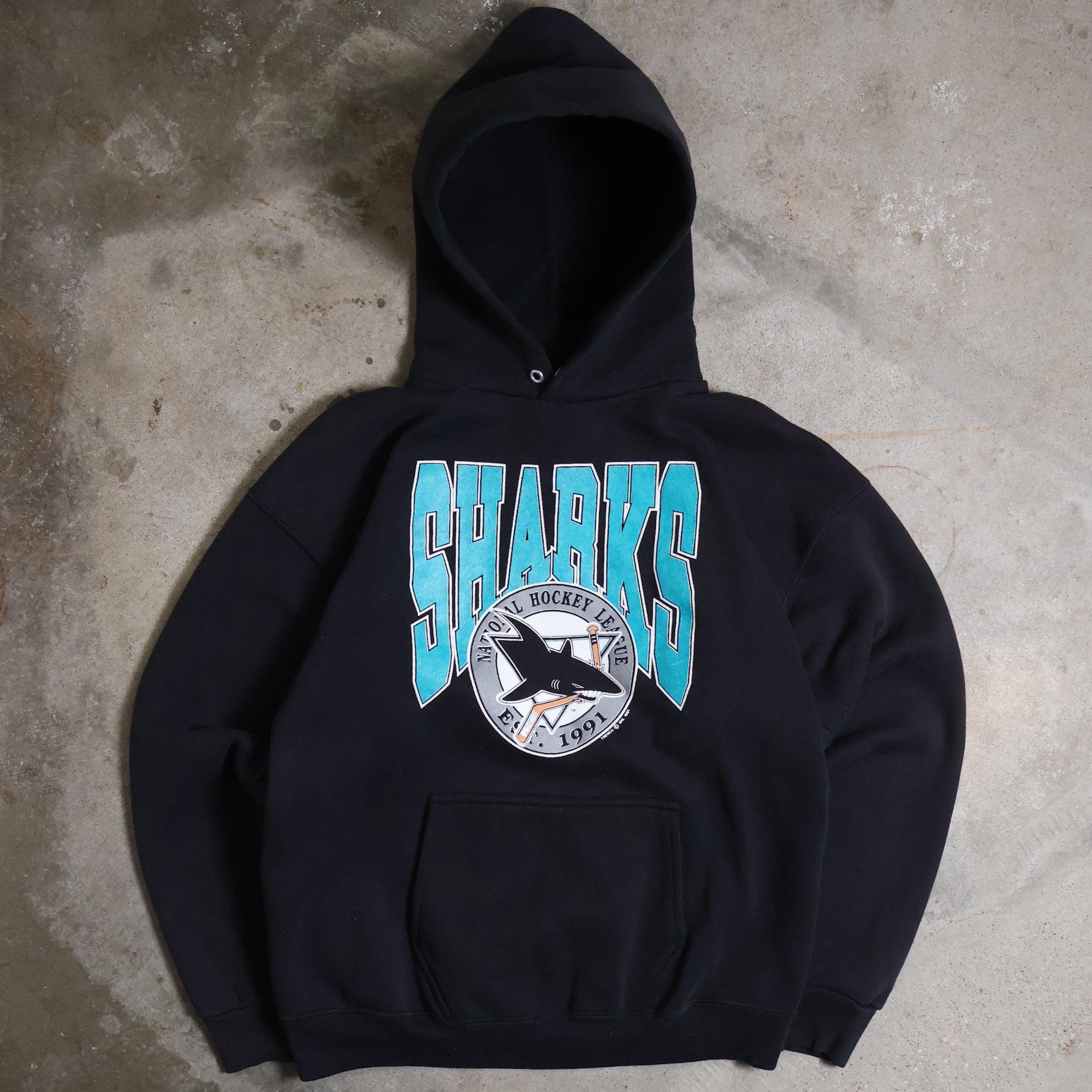 San Jose Sharks NHL Hoodie 1991 (Medium)