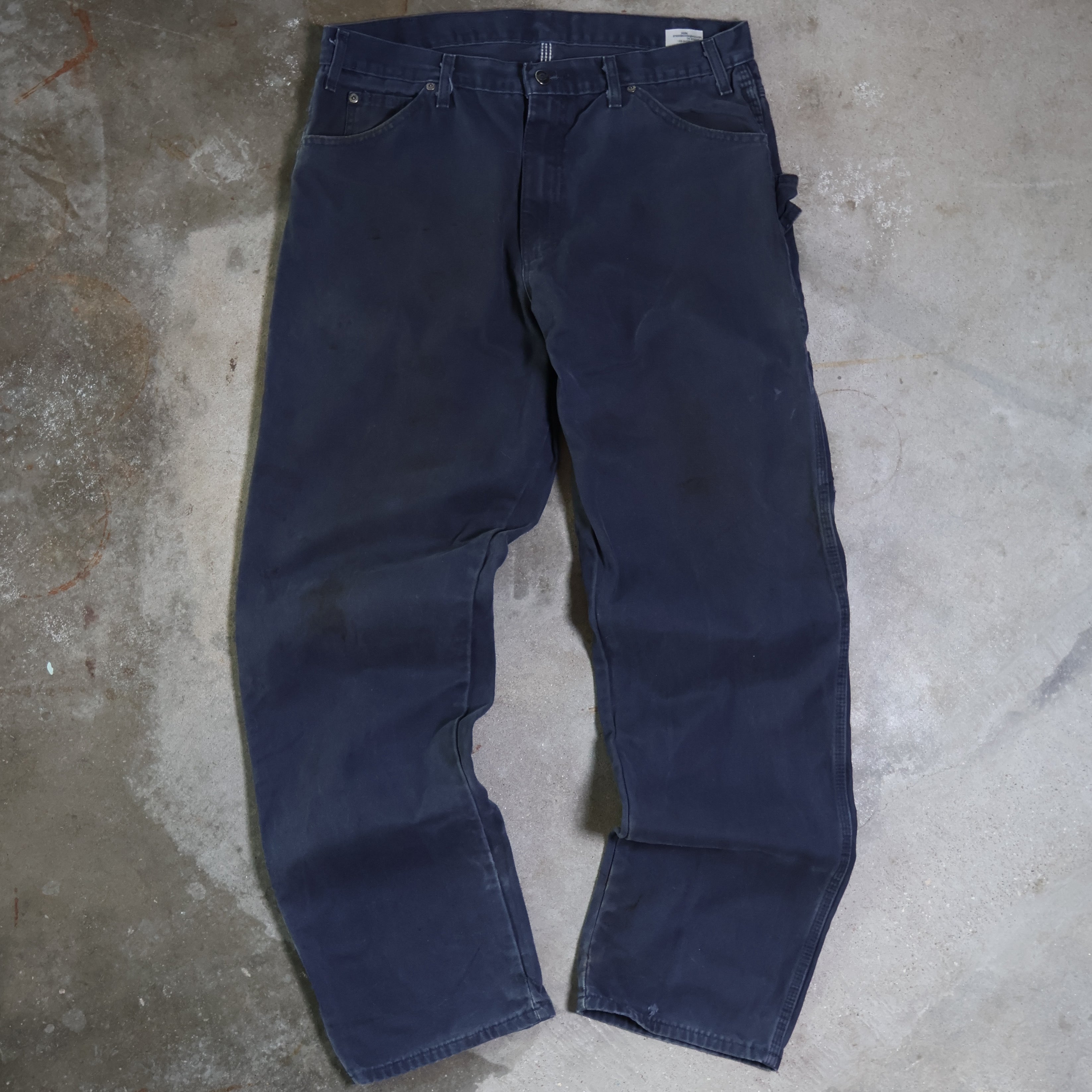 Dark Navy Dickies Carpenter Pants (35")