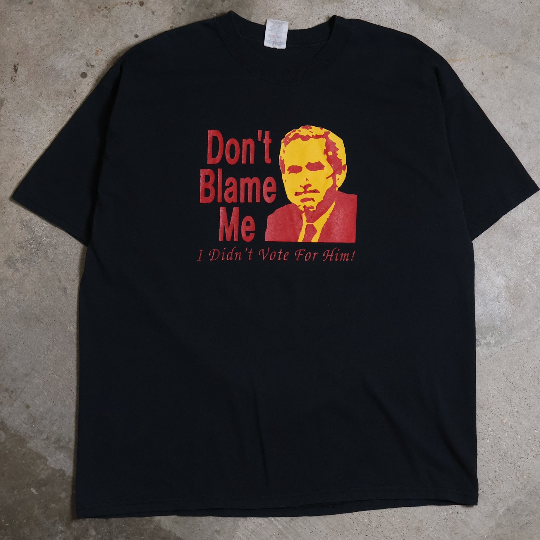 Don't Blame Me George Bush Parody T-Shirt 00s (XXL)