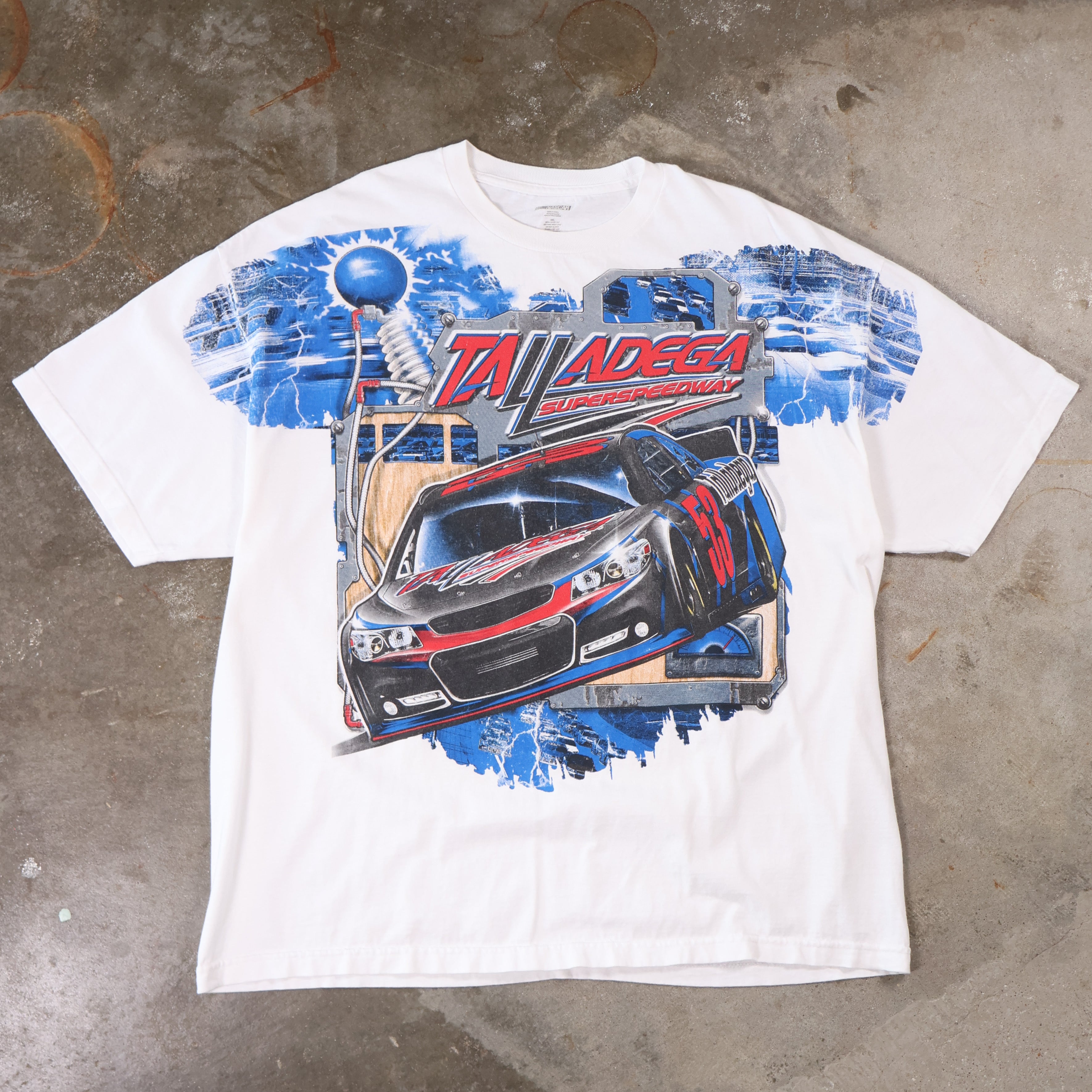 Talladega Super Speedway Nascar All Over Print T-Shirt (XXXL)