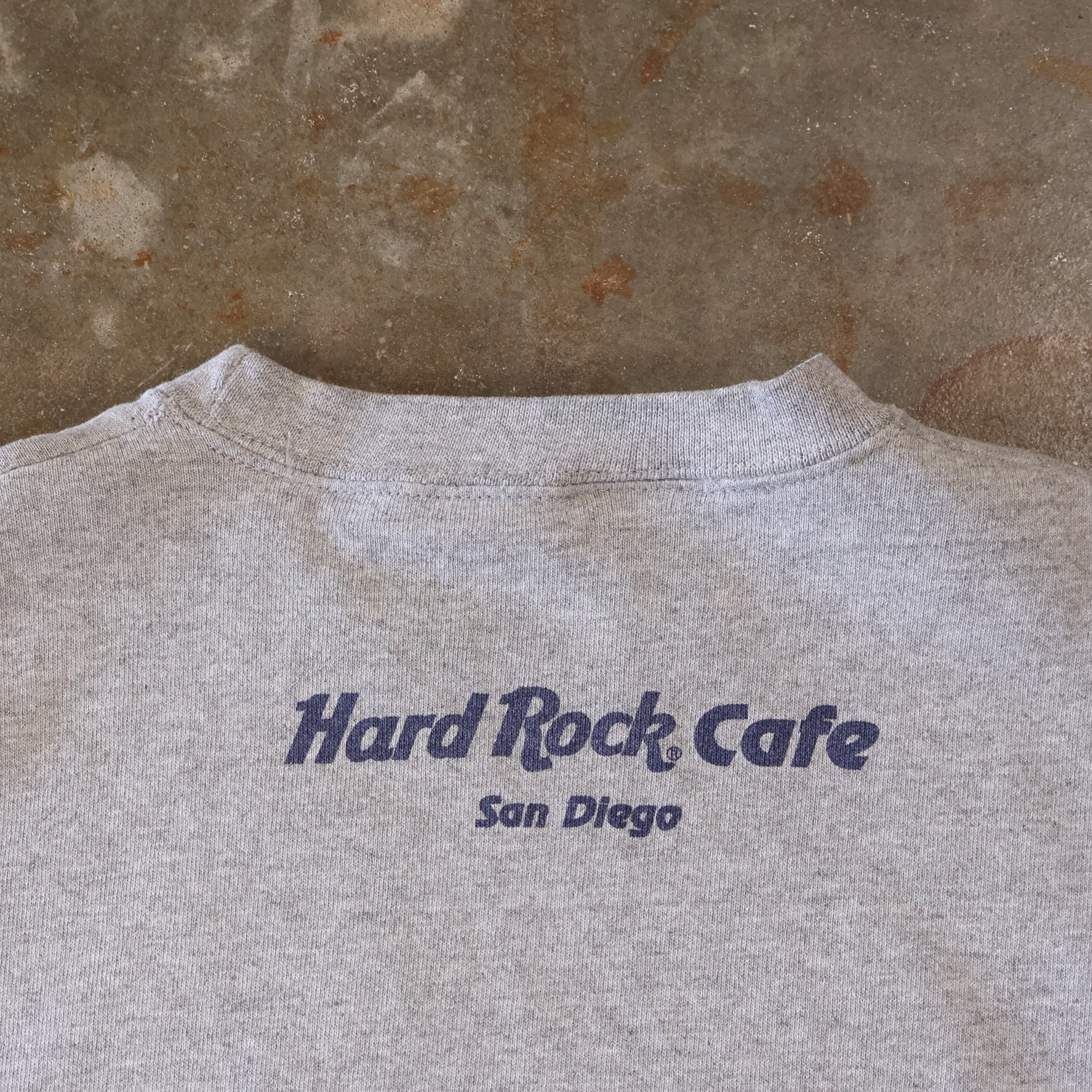 Gray Hard Rock Puff Print Sweatshirt (XL)