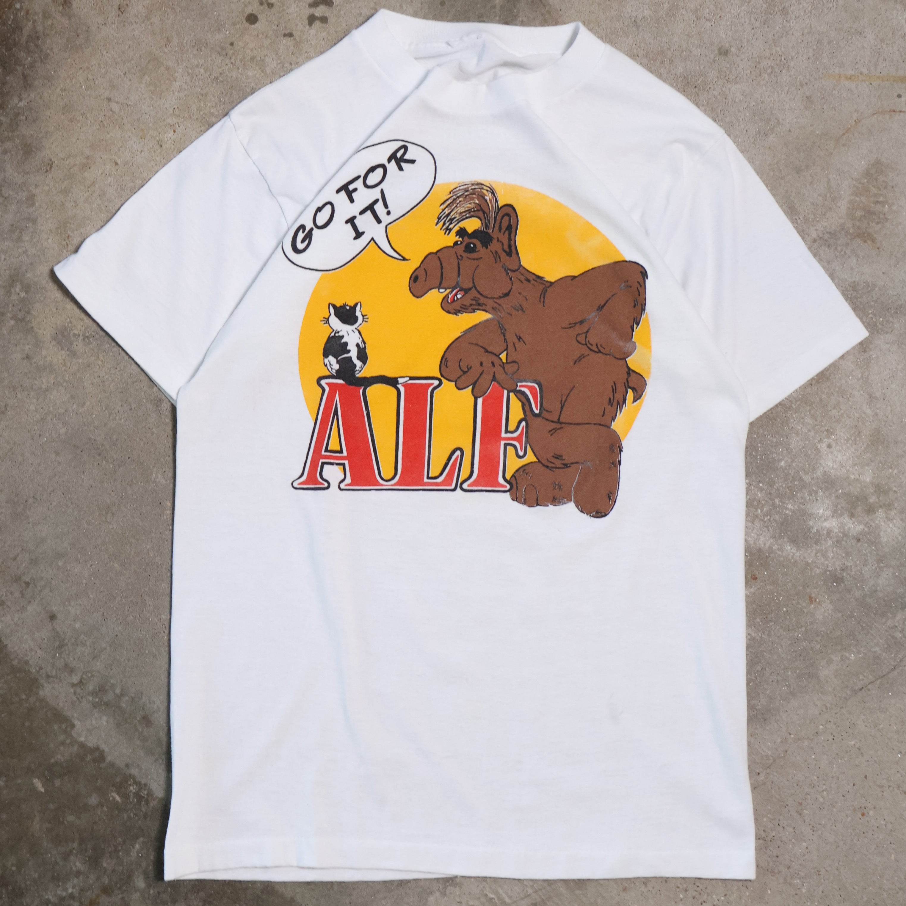 ALF "Go For It!" T-Shirt 90s (Medium)