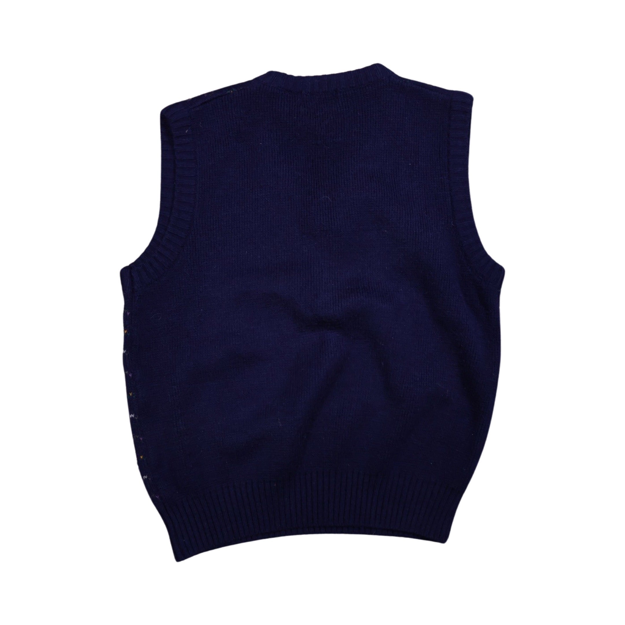 The Fox Purple 90s Knit Vest (Small)