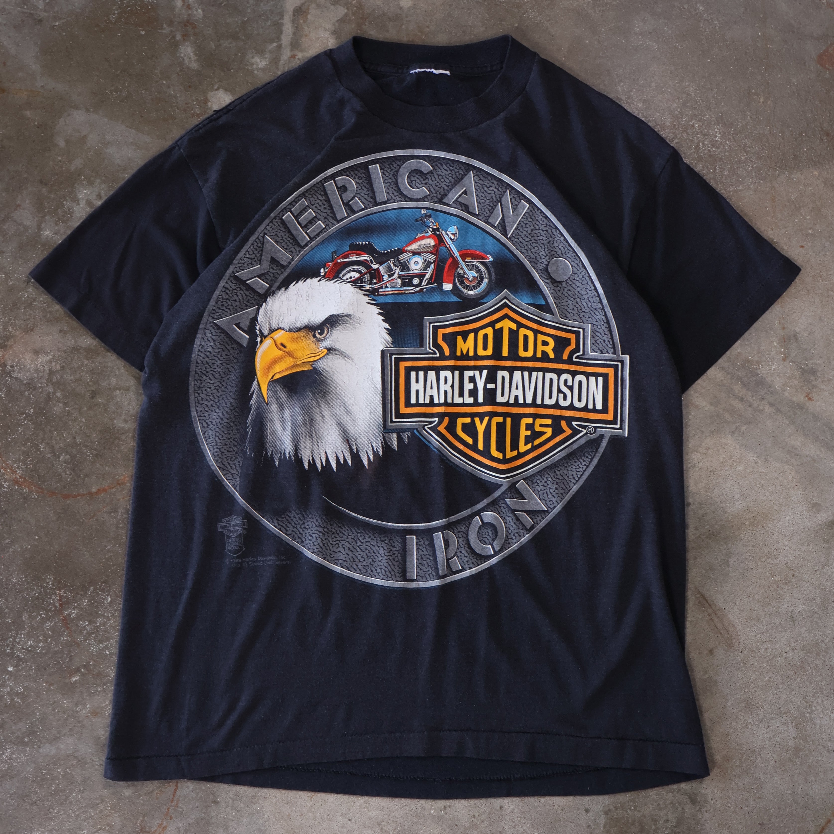 Harley Davidson American Iron T-Shirt 1989 (Large)