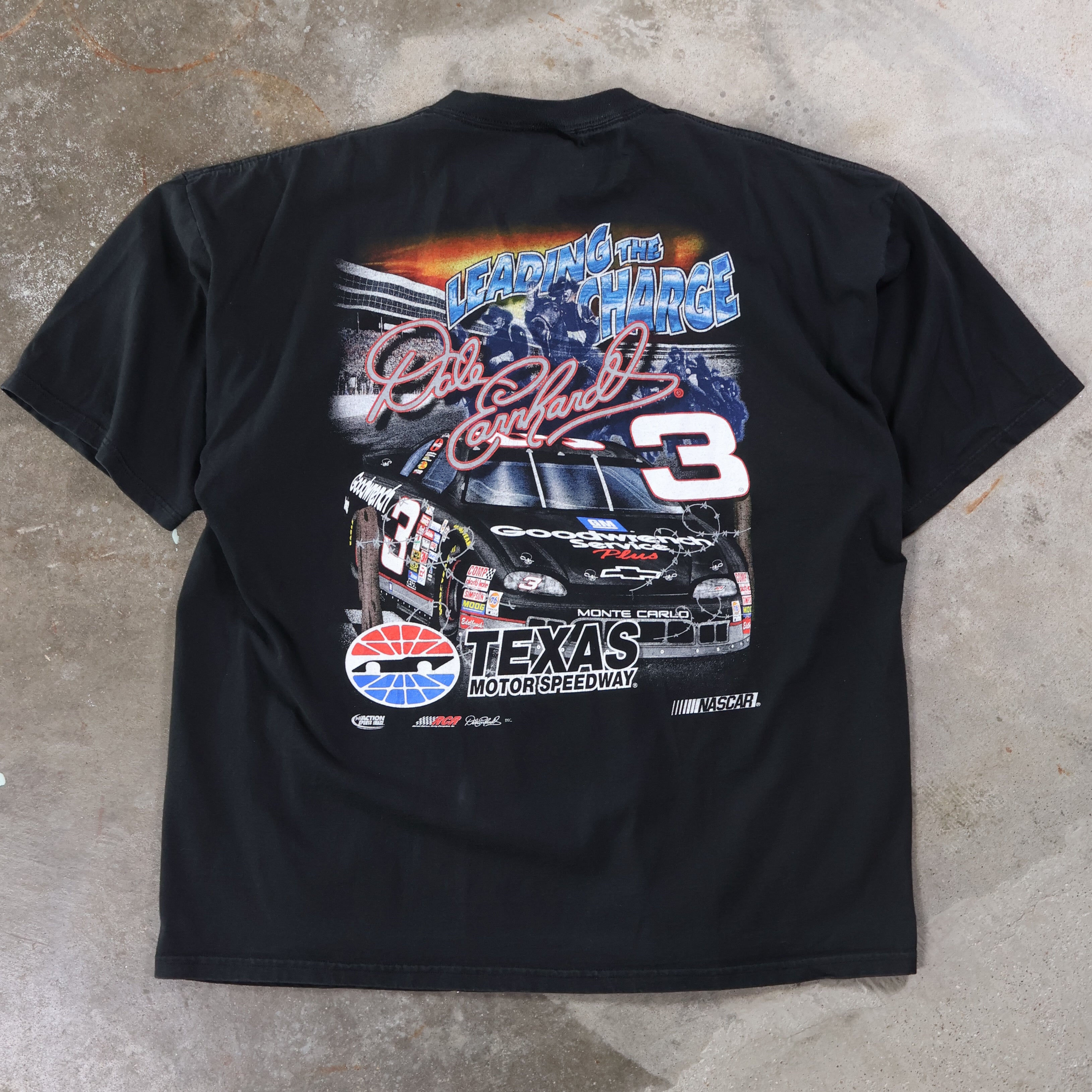 Dale Earnhardt Texas Motor Speedway T-Shirt 90s (XL)